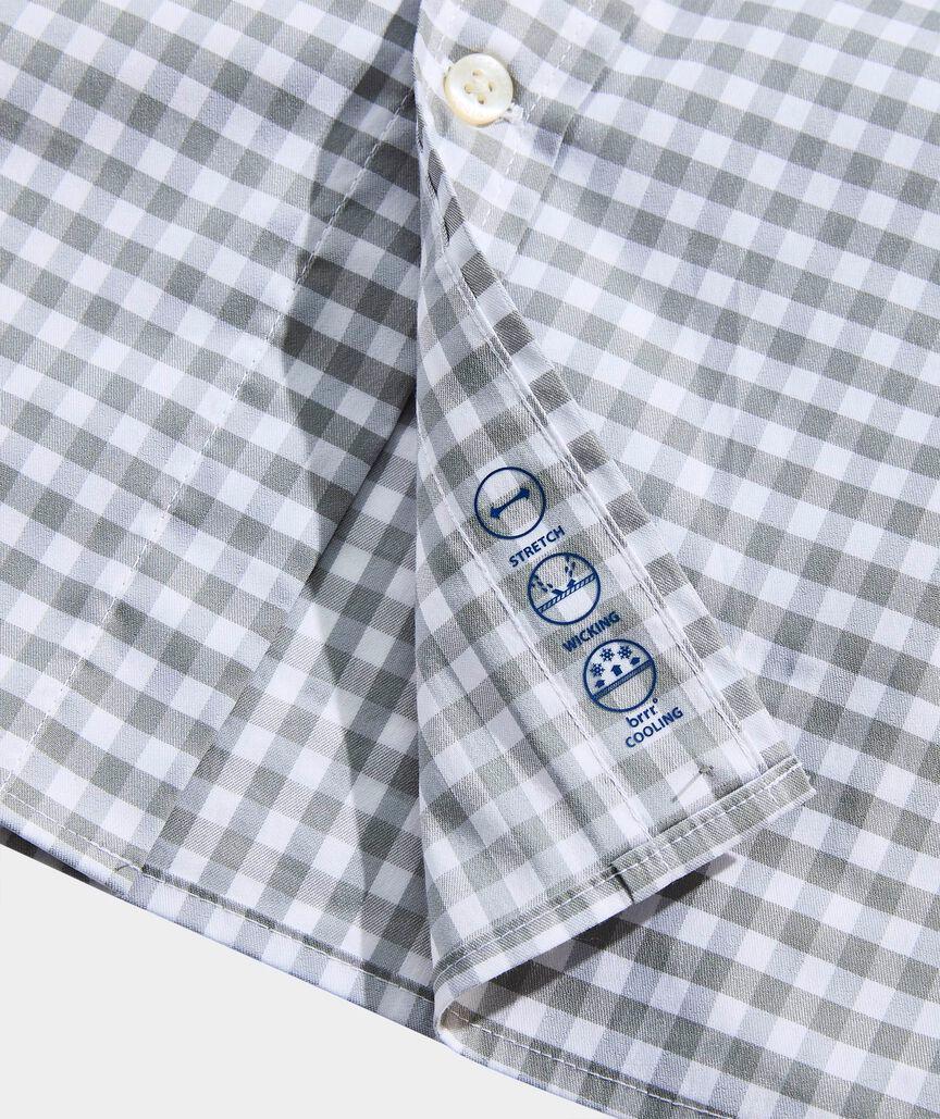 On-The-Go brrrº Gingham Shirt Product Image