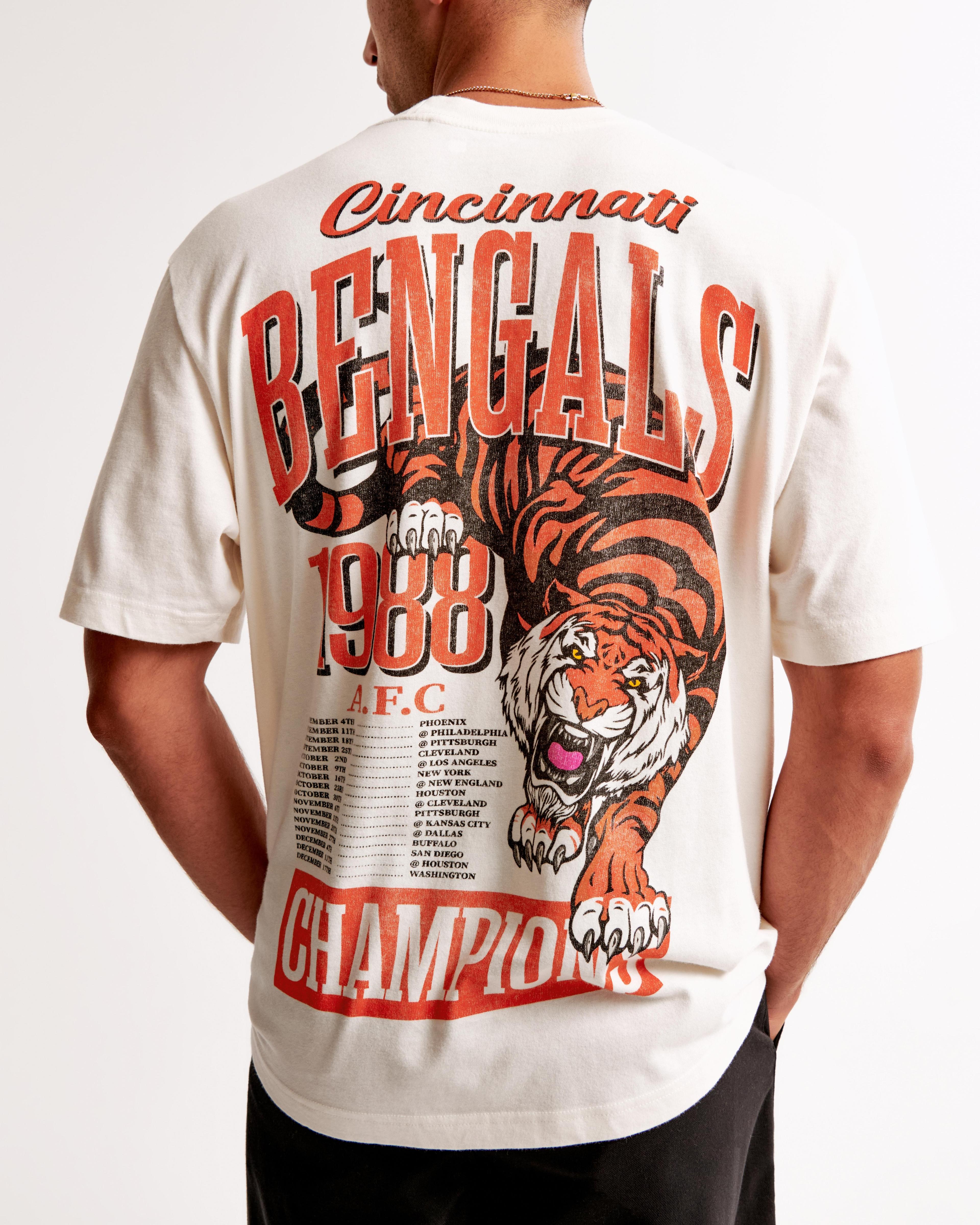 Cincinnati Bengals Vintage-Inspired Graphic Tee Product Image