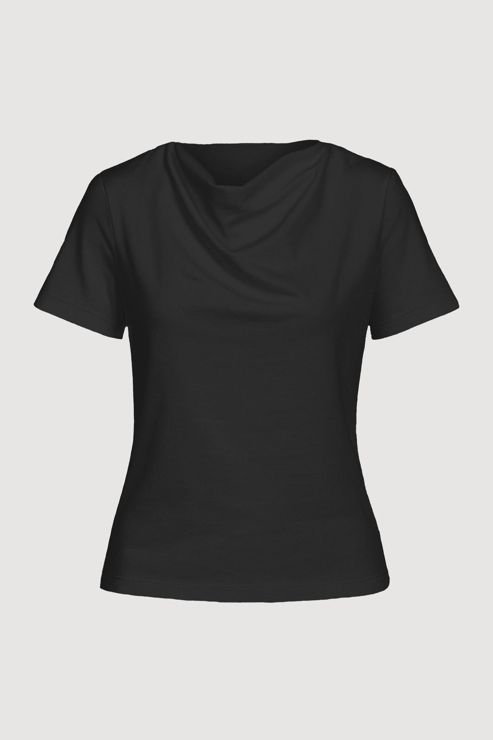 Kendra Organic Cotton Cowl-Neck Tee Product Image