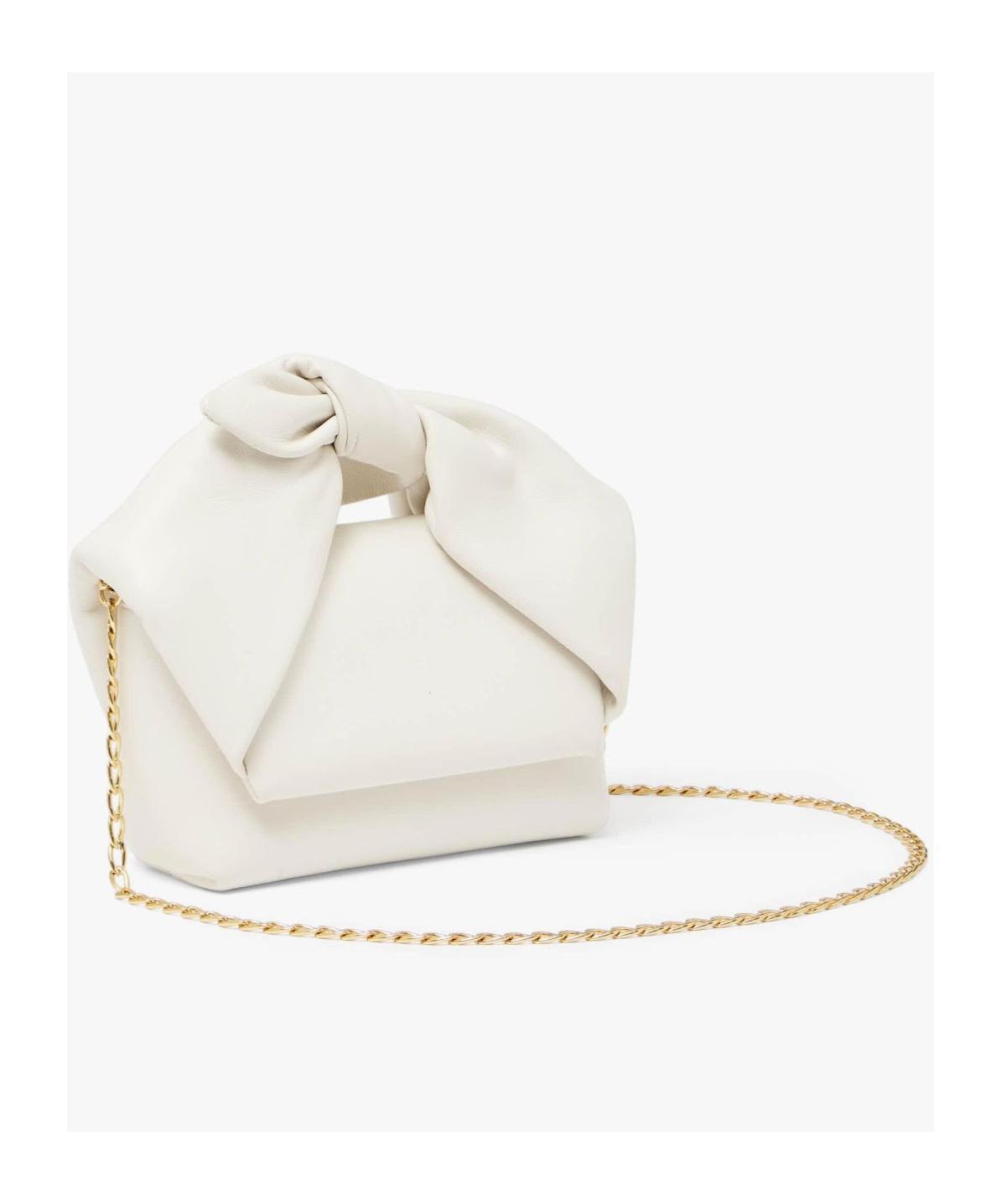 JW ANDERSON Small Bow Twister Bag In White Product Image