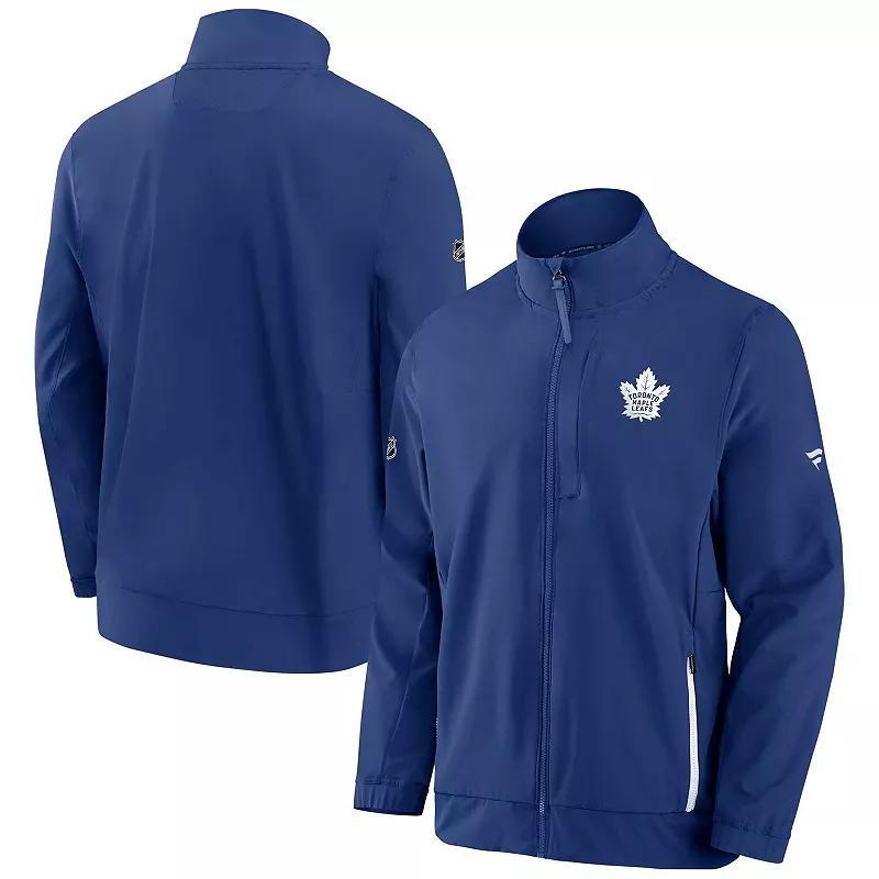 Men's Fanatics Branded Blue Toronto Maple Leafs Authentic Pro Rink Coaches Full-Zip Jacket, Size: Medium, Mpl Blue Product Image