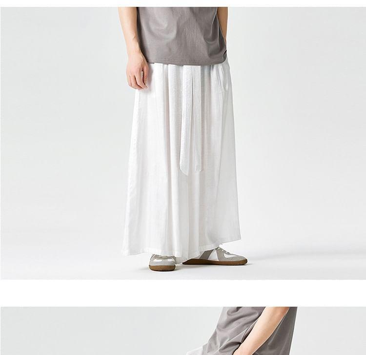 Mid Rise Patterned Print Wide Leg Pants Product Image