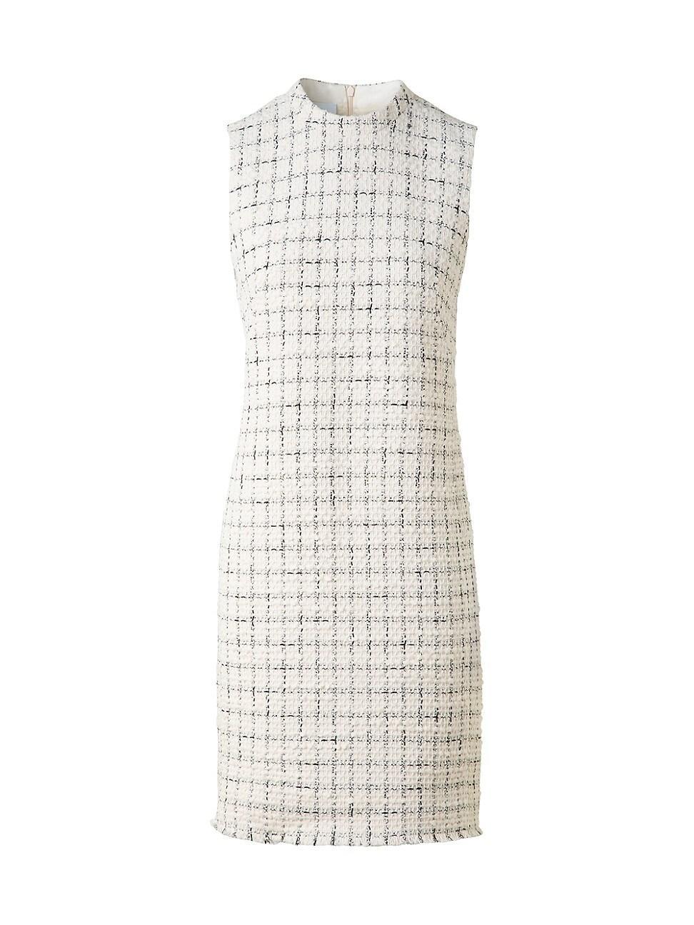 Womens Grid Sheath Dress Product Image