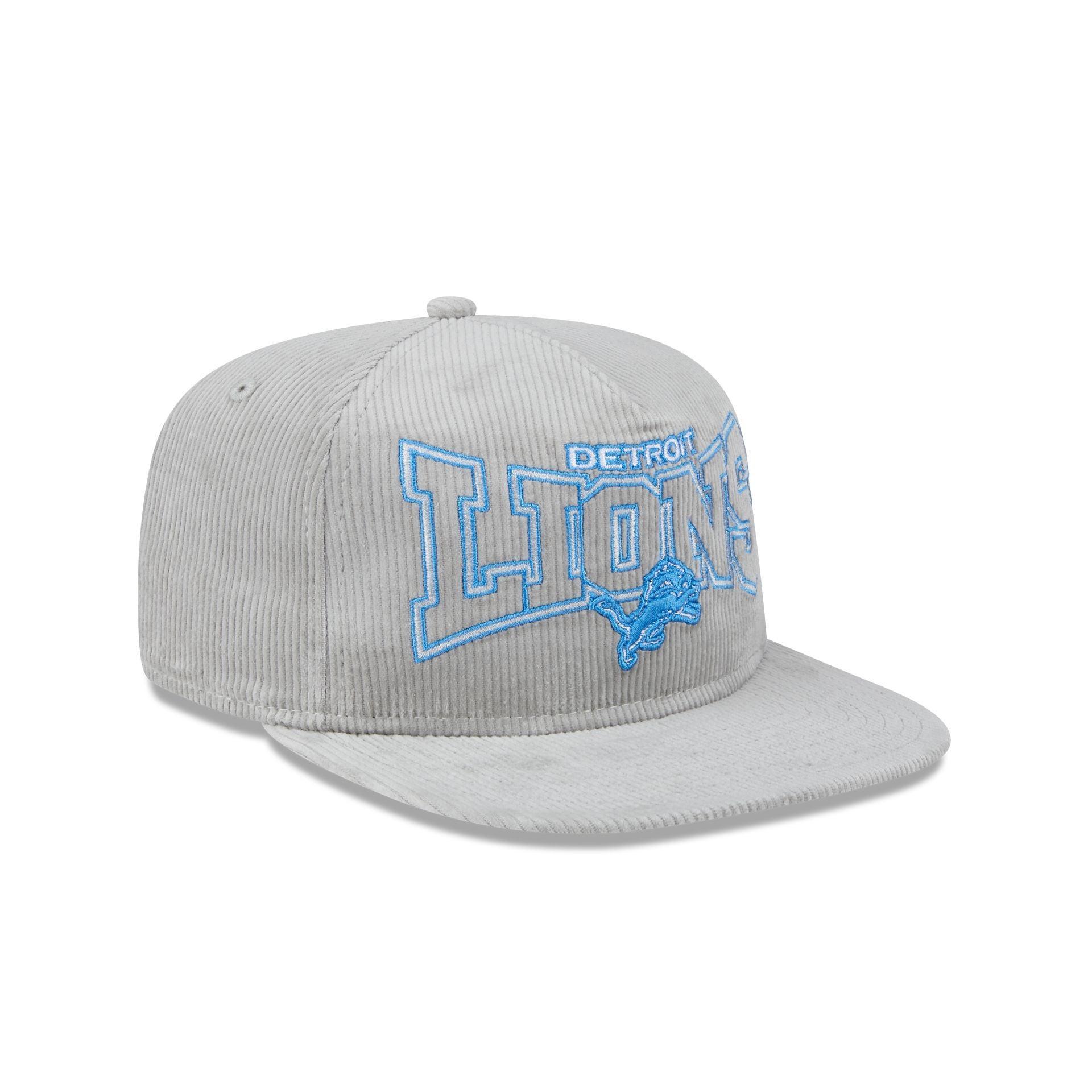 Detroit Lions Gray Cord Golfer Hat Male Product Image