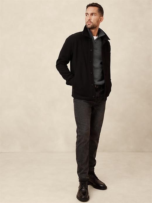 Merino Wool Quarter-Zip Sweater Product Image