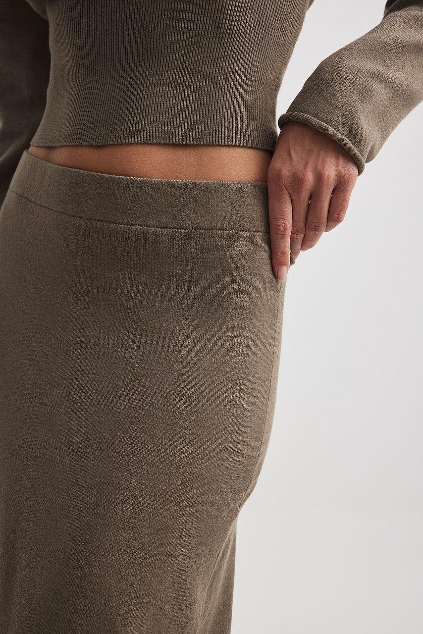 Knitted Midi Skirt Product Image