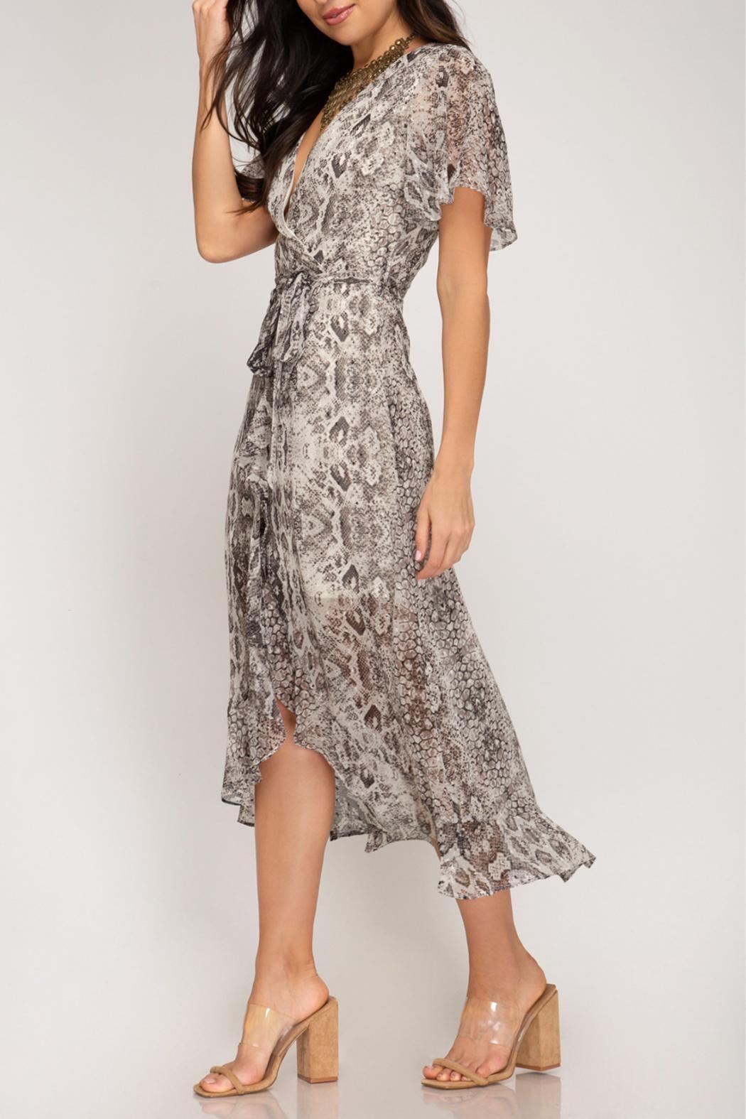 Printed Midi Dress Product Image