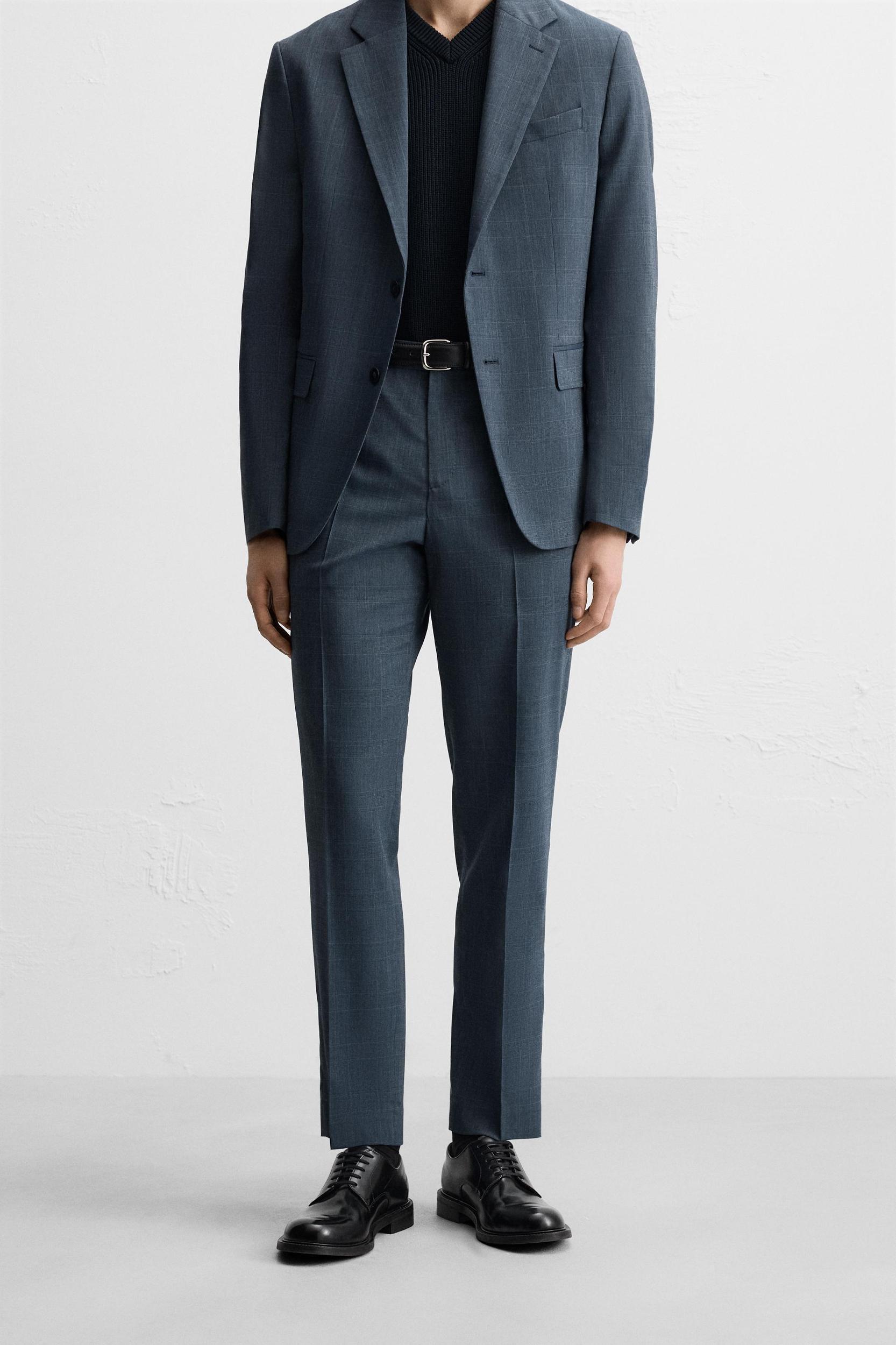CHECK SUIT PANTS Product Image