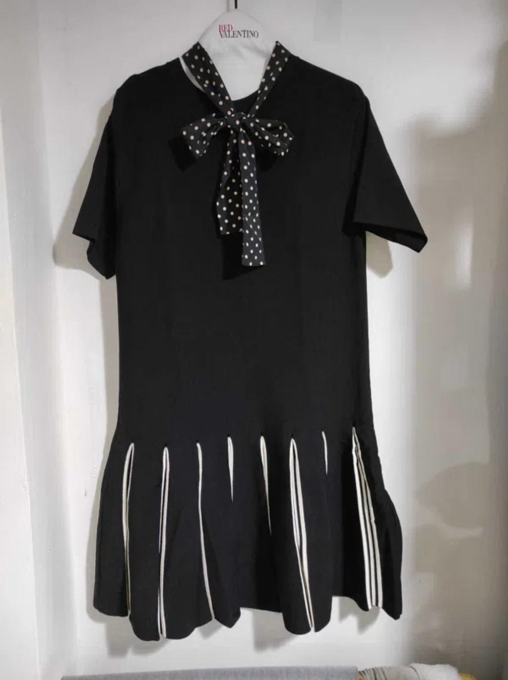 VALENTINO Logo Dress In Black Product Image