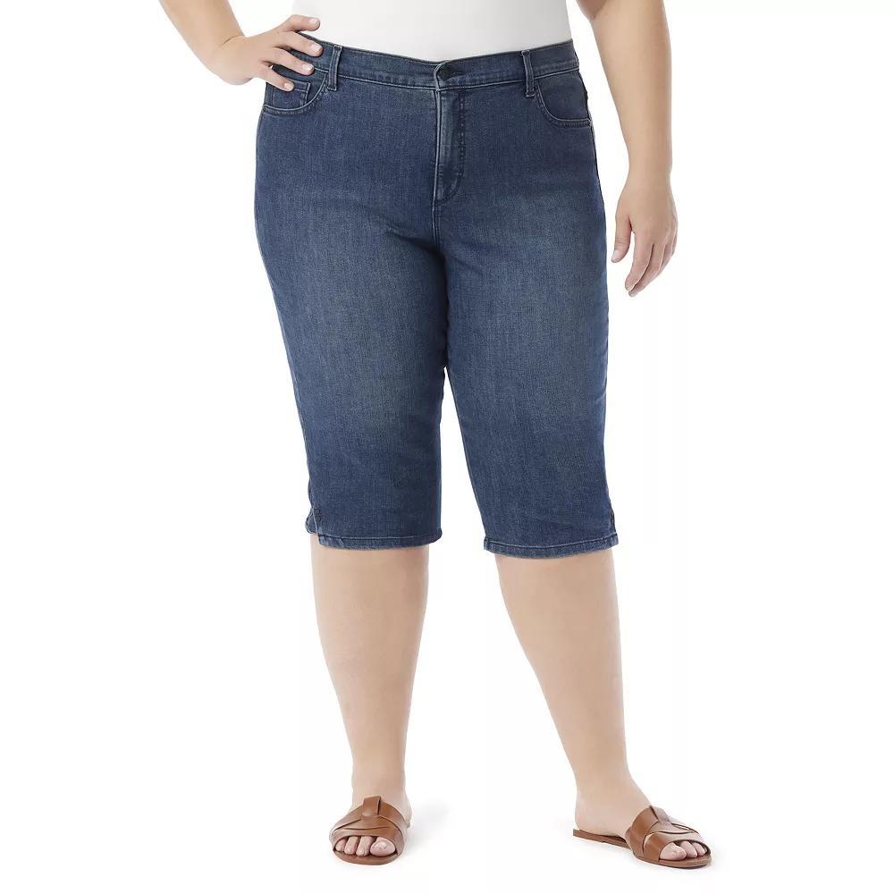 Plus Size Gloria Vanderbilt Amanda Skimmer Pants, Womens Product Image