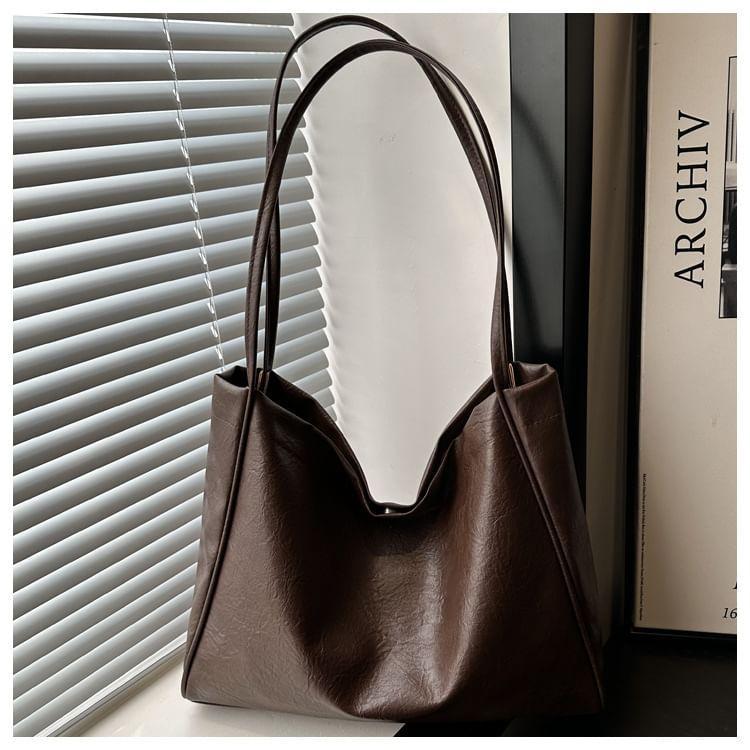 Faux Leather Tote Bag Product Image