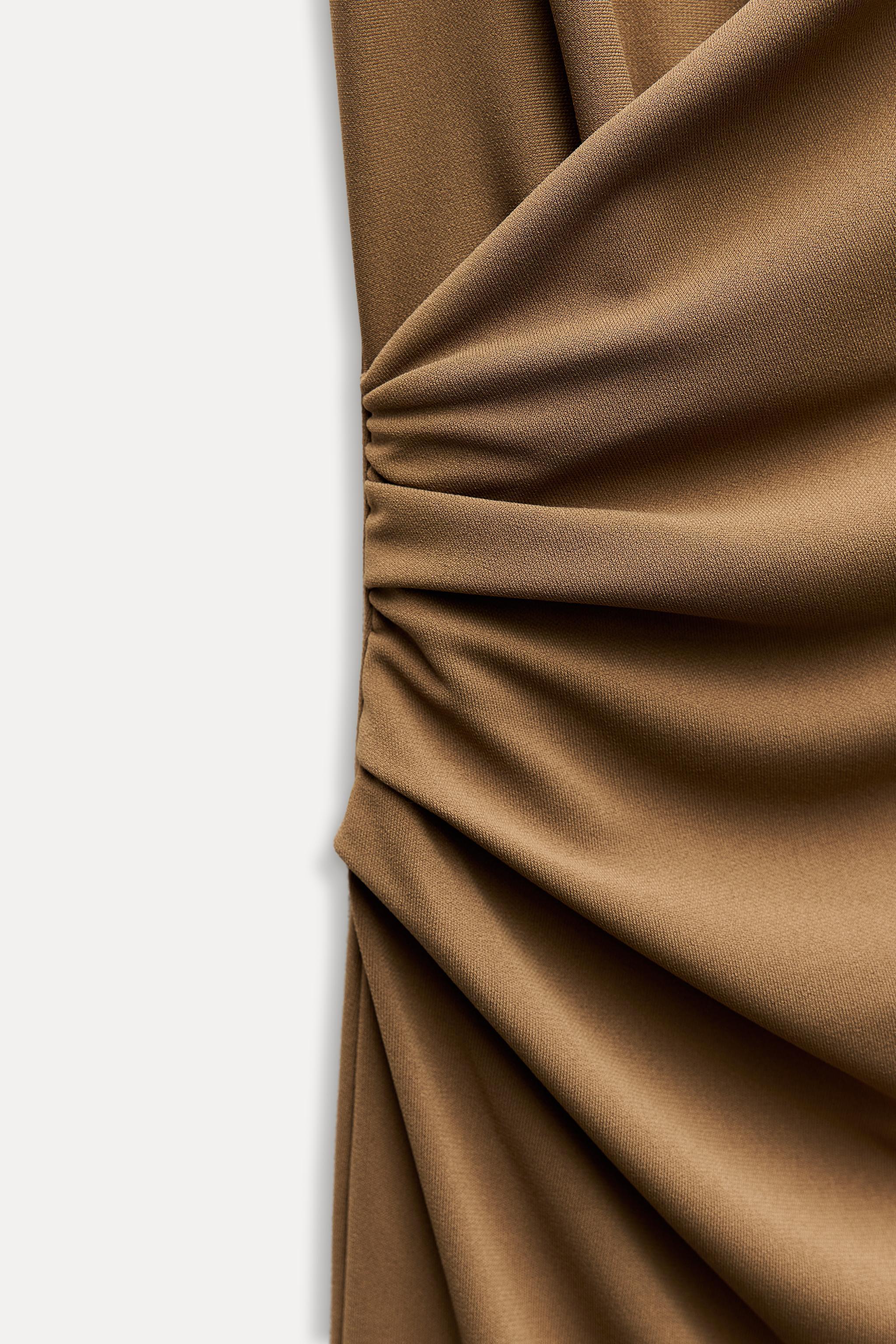 DRAPED MIDI DRESS Product Image