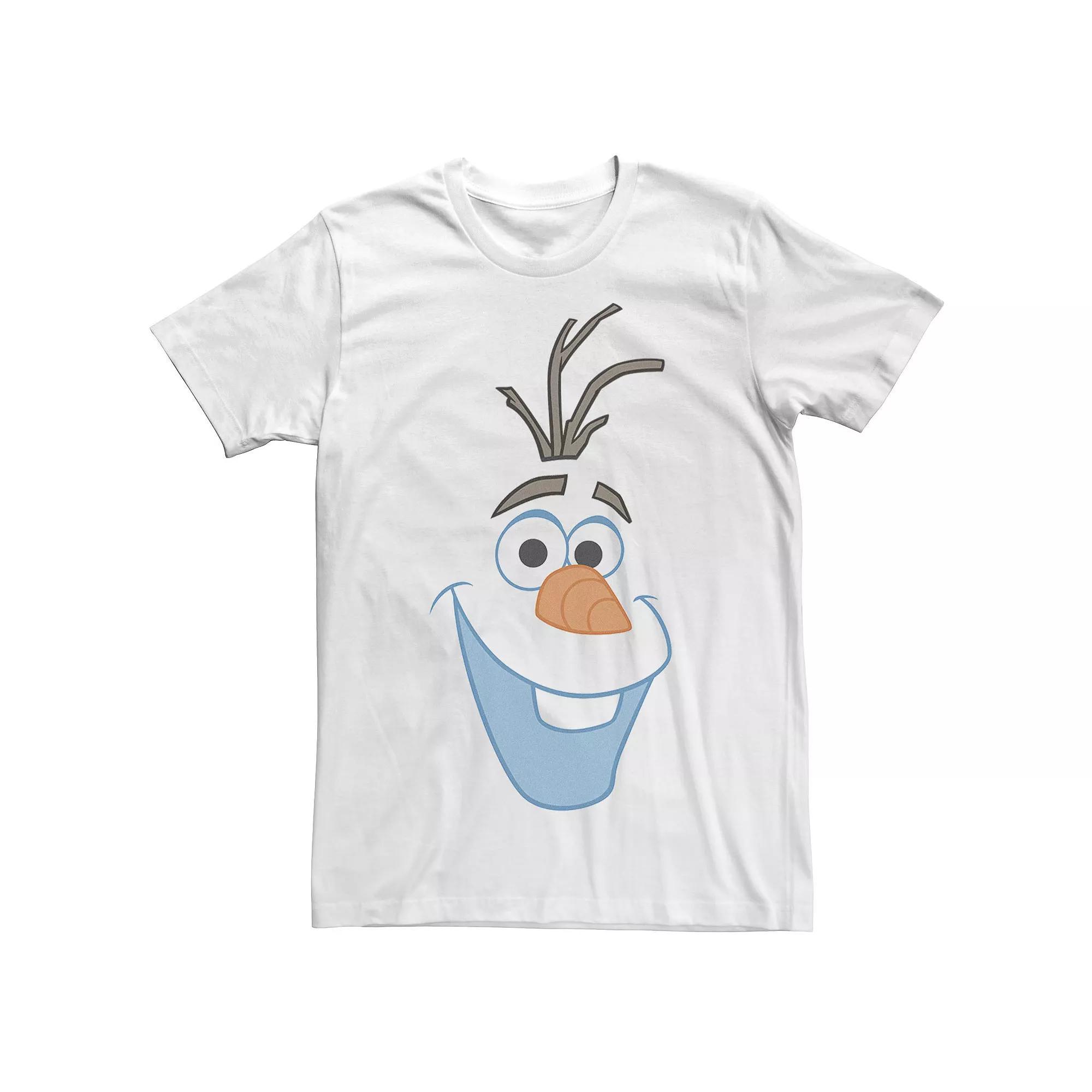 Disney's Frozen Olaf Men's Big Face Cartoon Tee,  Product Image