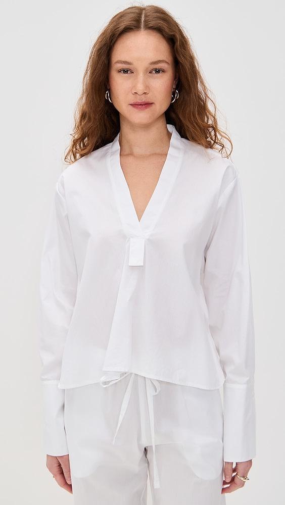 Enza Costa Poplin Mariner Shirt | Shopbop Product Image