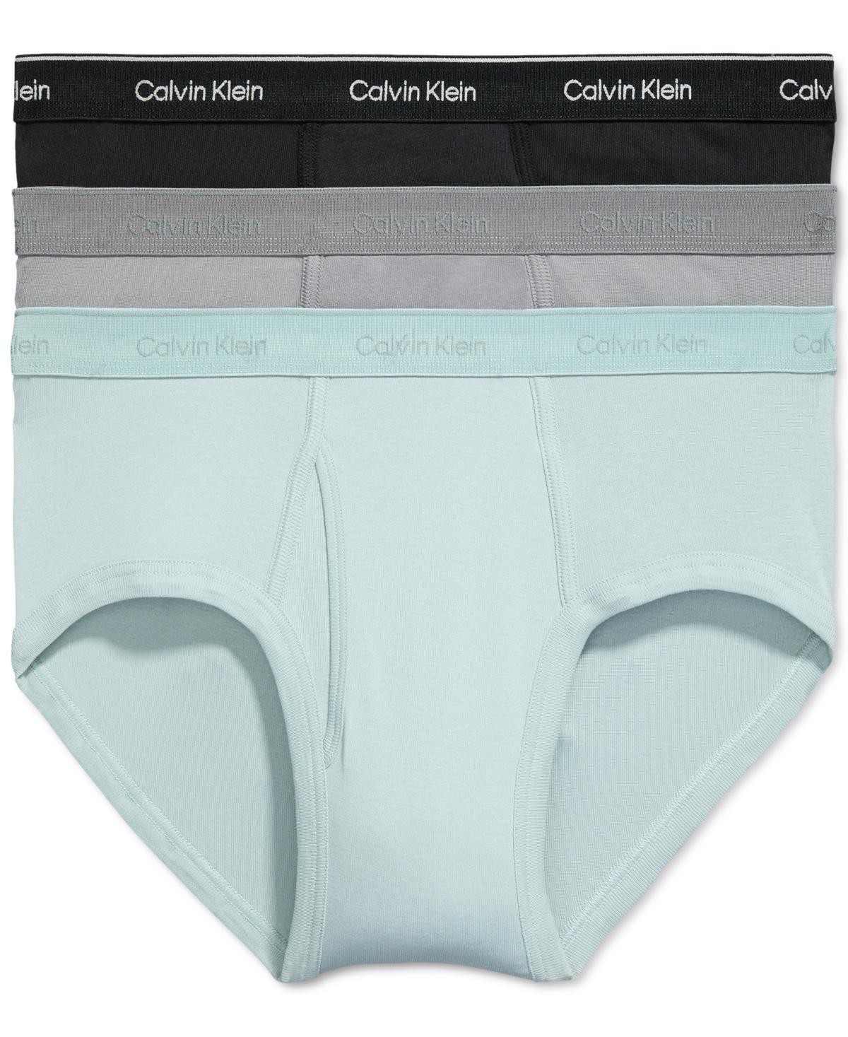 Men's Calvin Klein 3-Pack Cotton Classic Briefs, Size: Small, Black Product Image