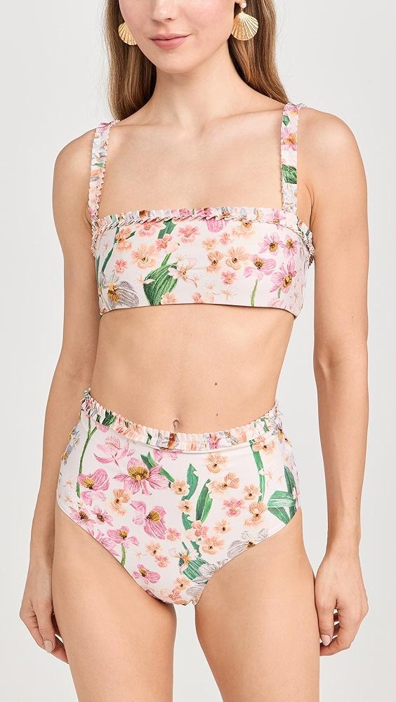 Agua by Agua Bendita Nopal Jardinera Bikini Bottoms | Shopbop Product Image