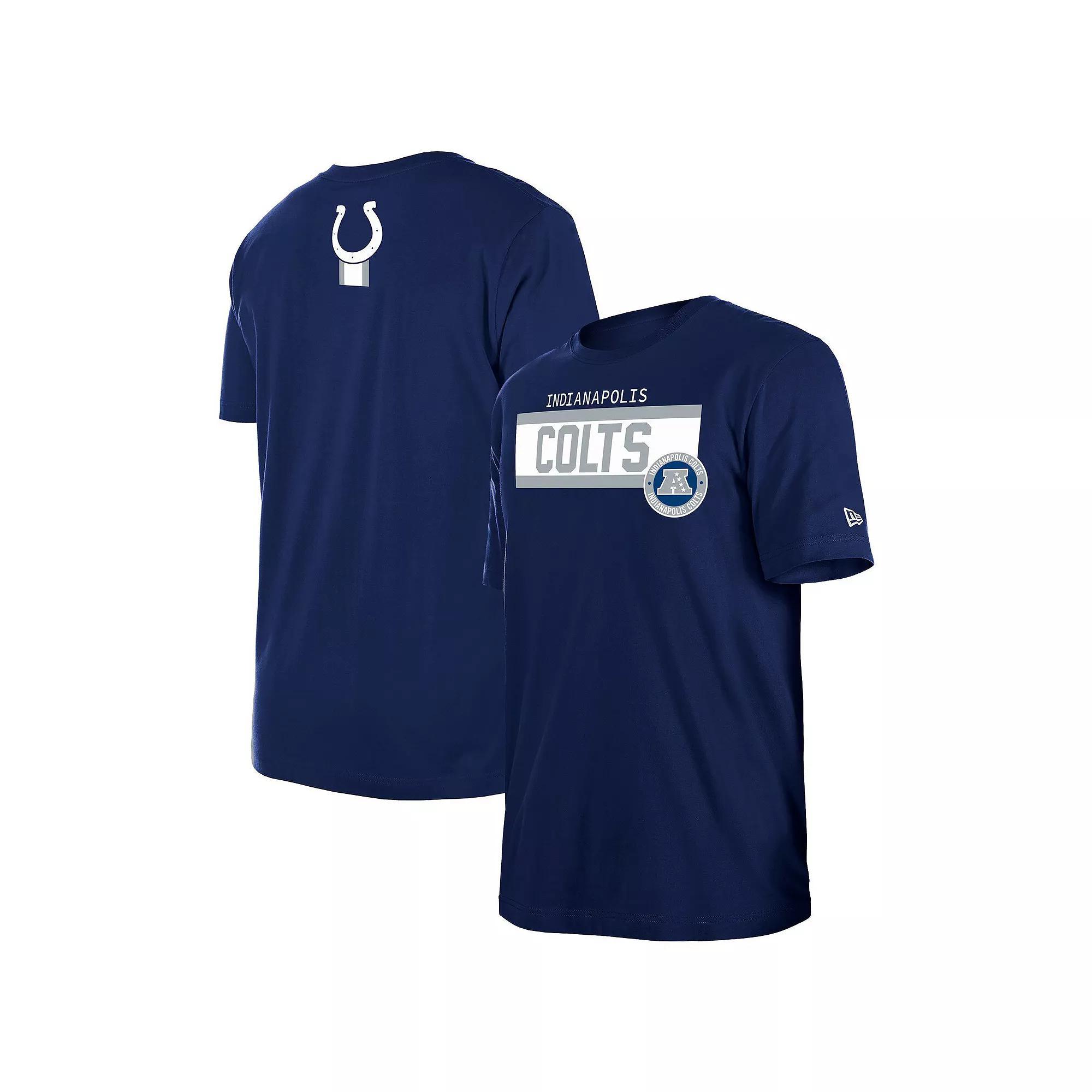 Men's New Era Navy Indianapolis Colts 3rd Down Domestic T-Shirt,  Product Image