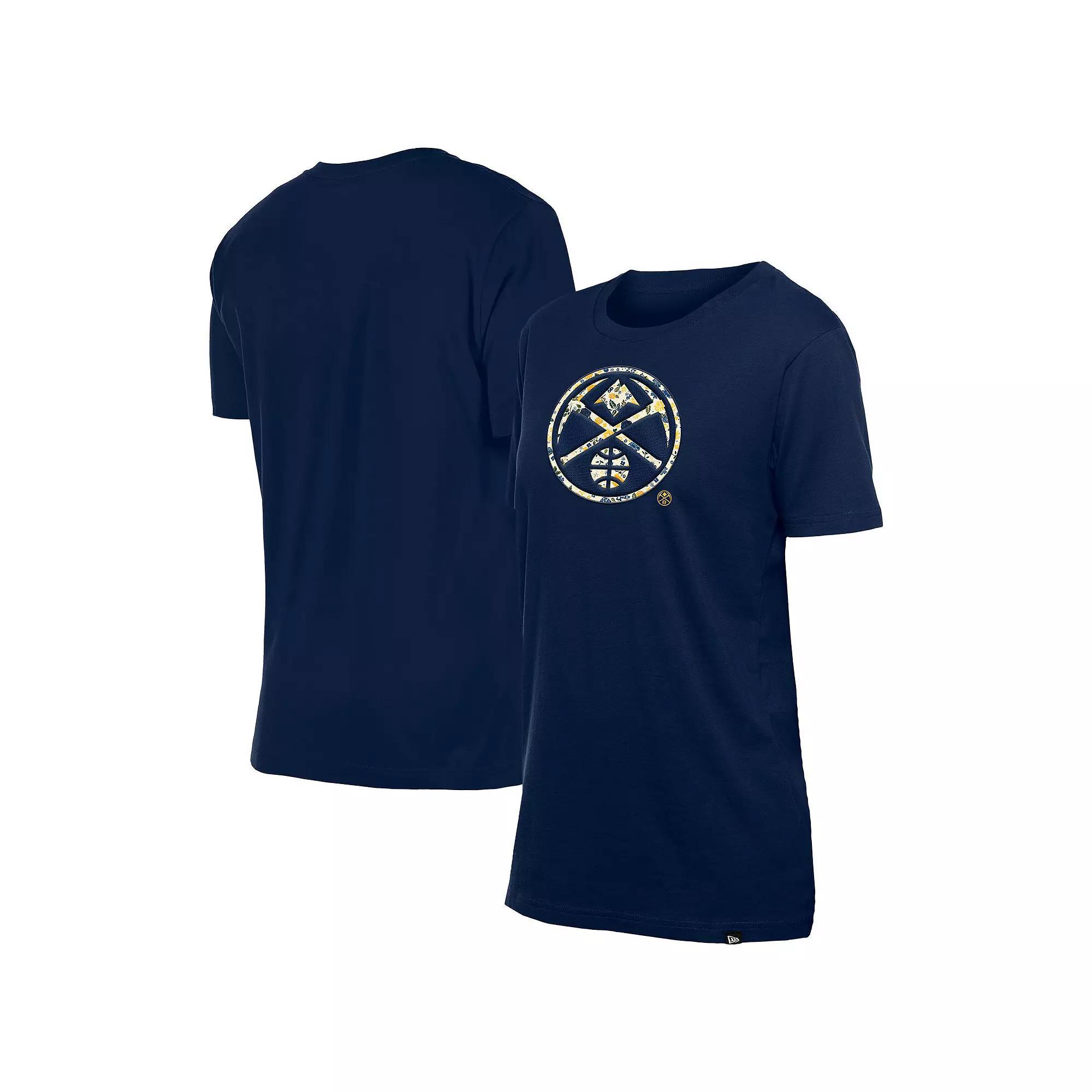 Women's New Era Purple Los Angeles Lakers Glam Game Flower T-Shirt,  Product Image