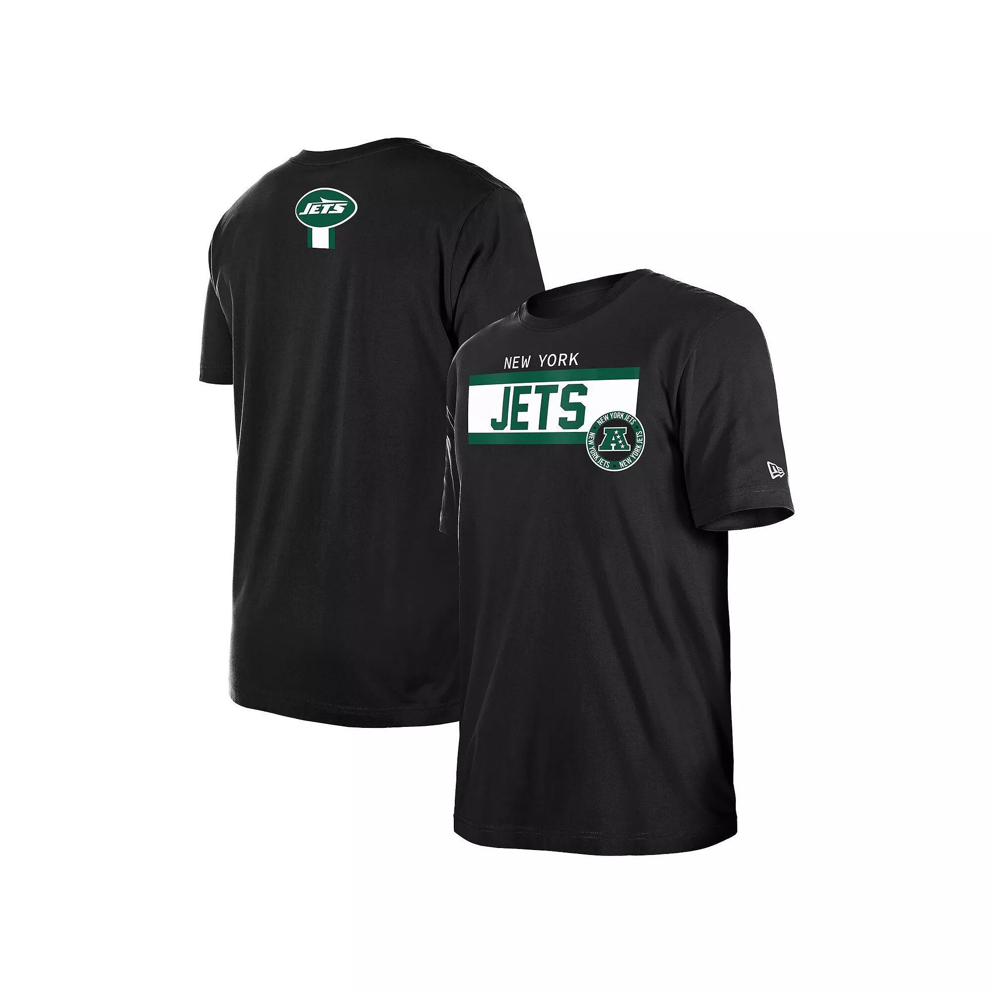 Men's New Era Black New York Jets 3rd Down Domestic T-Shirt,  Product Image