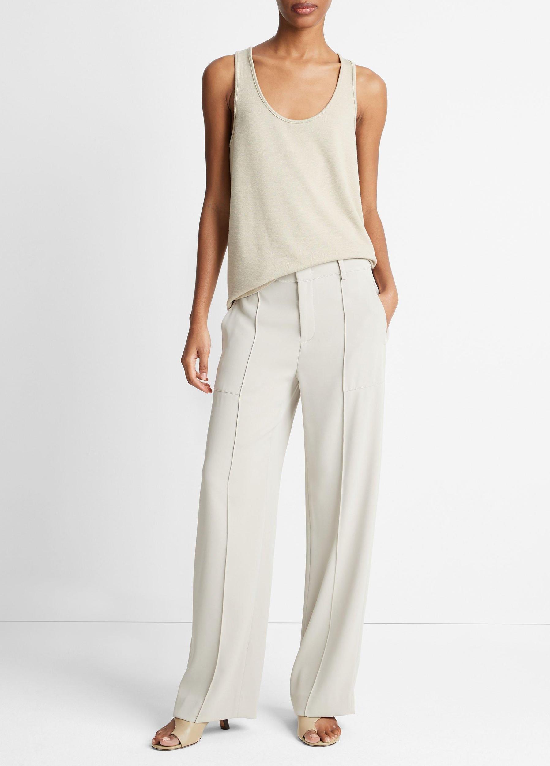 Crepe Wide-Leg Utility Pant Product Image