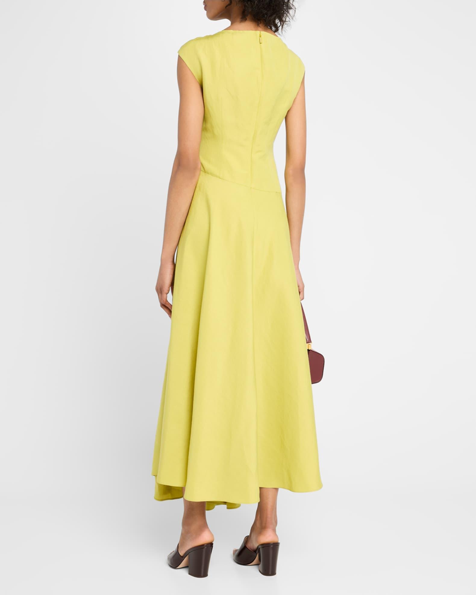 Drape-Front Asymmetric Dress Product Image