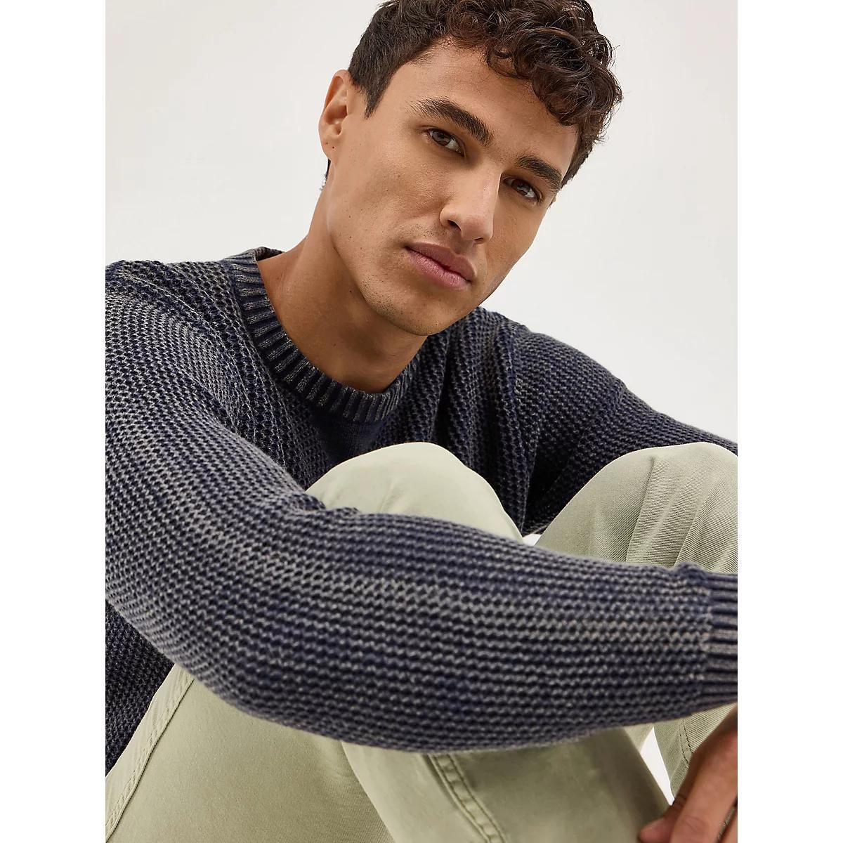 Men's Crewneck Sweater in Timberwolf Product Image