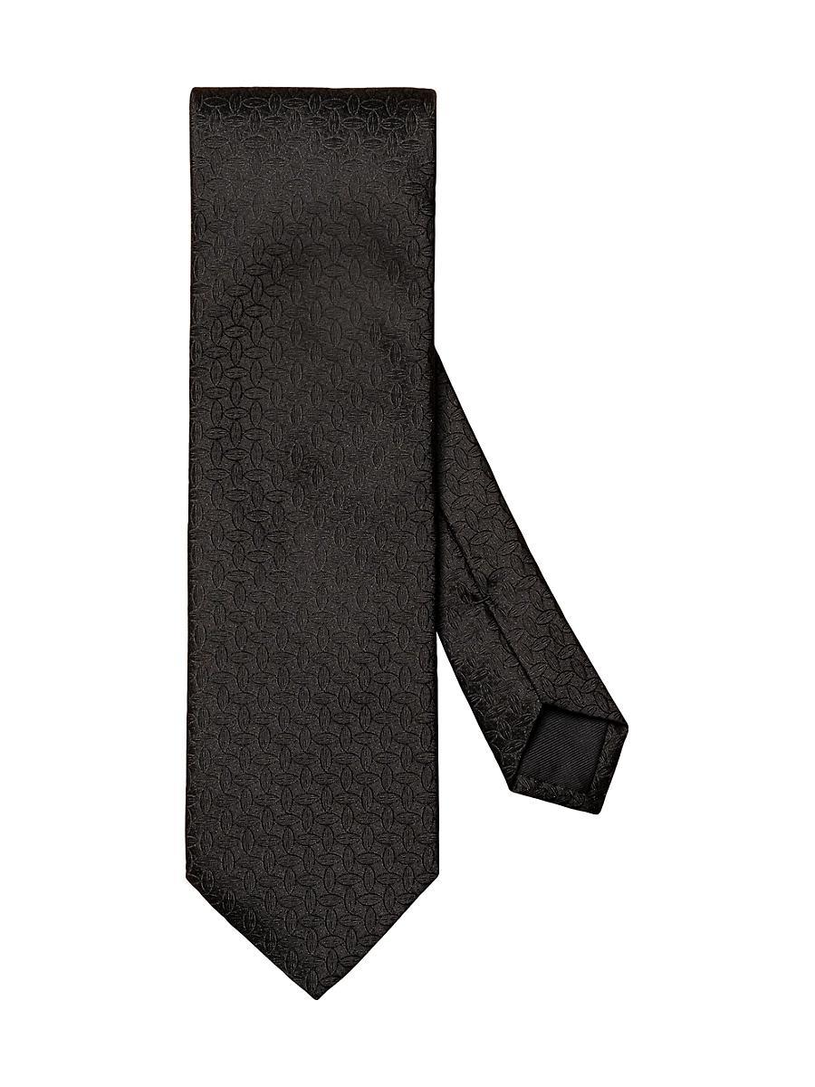 Mens Geometric Silk Tie Product Image