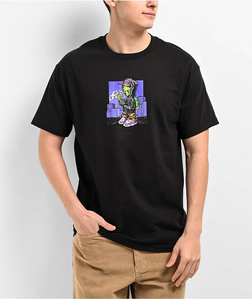 DGK Martian Black T-Shirt Product Image