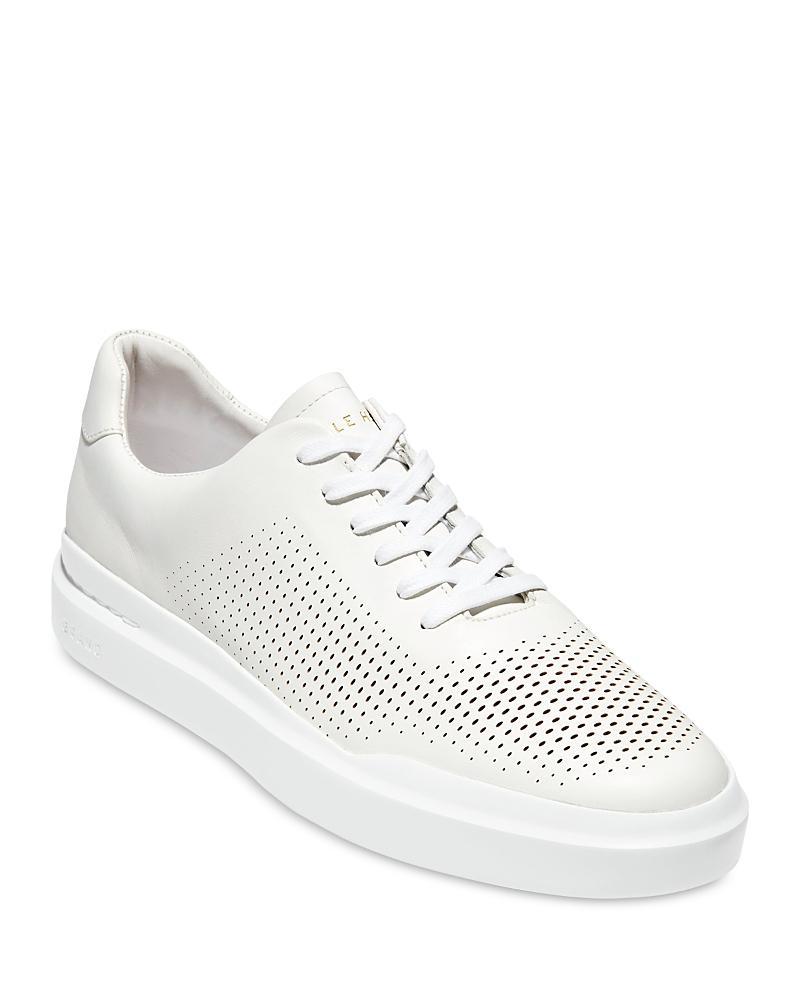 Cole Haan Mens Rally Suede Laser Cut Sneakers Product Image