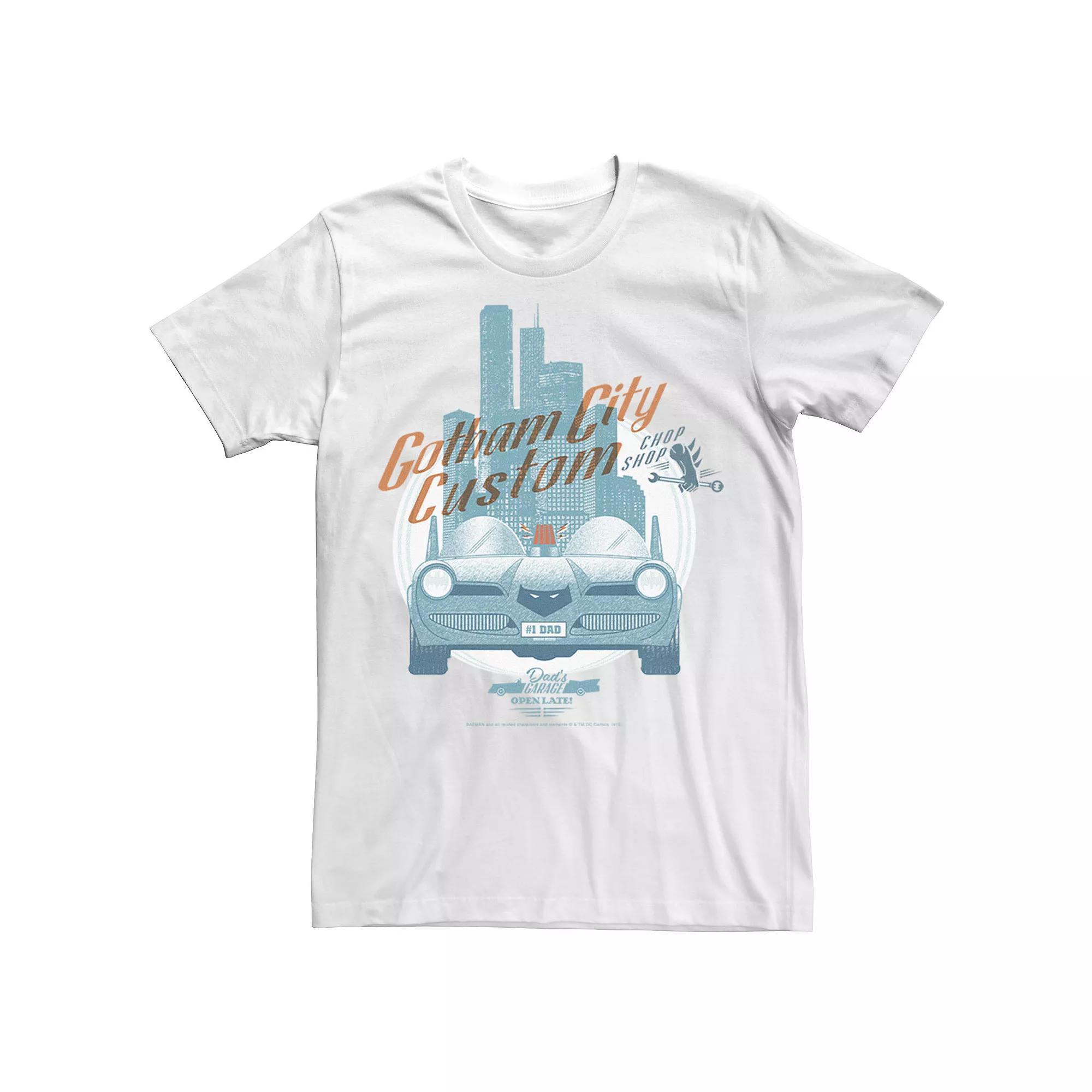 Men's DC Comics Gotham City Customs Shop Poster Tee,  Product Image
