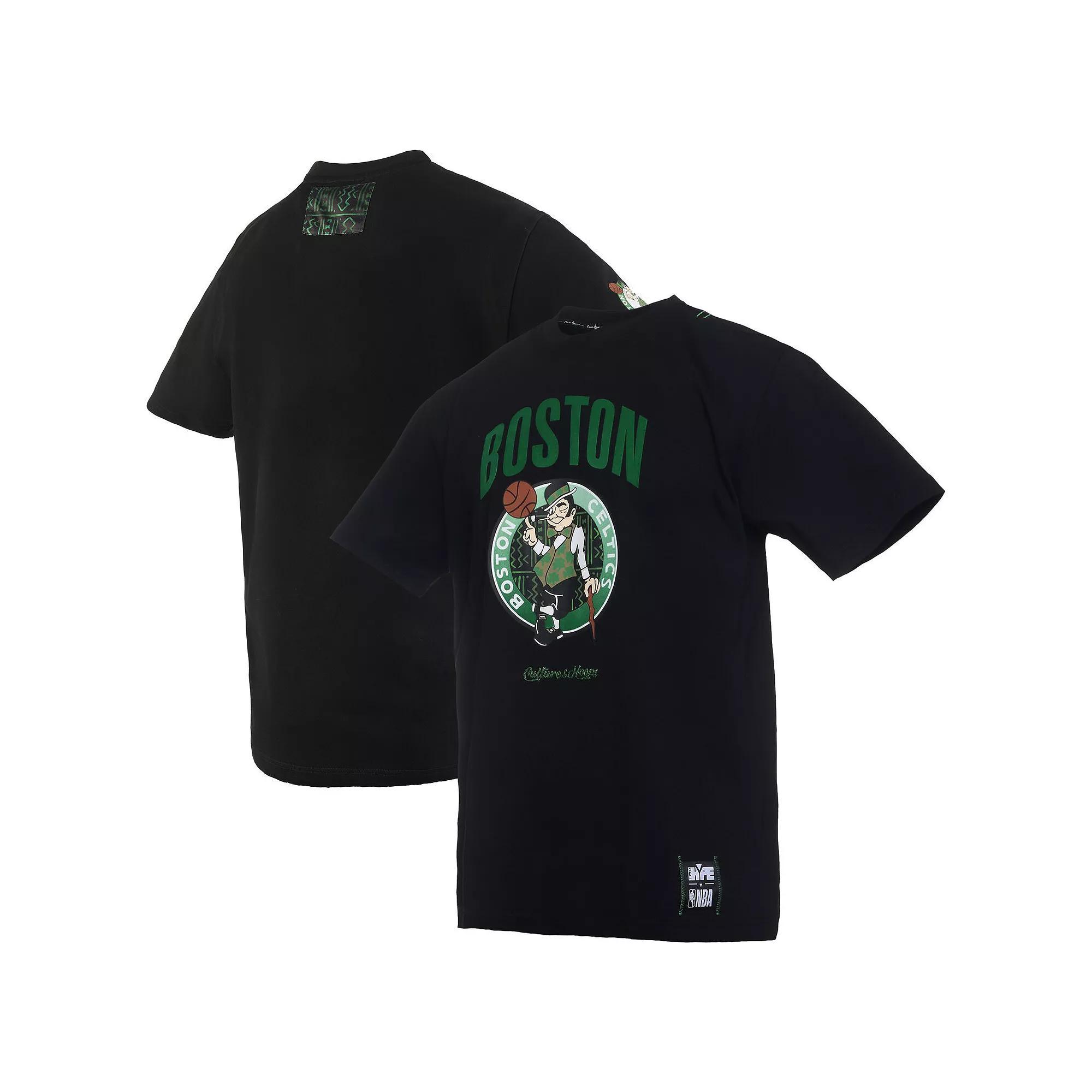 Men's NBA x Two Hype Black Boston Celtics Culture & Hoops Collection Premium T-Shirt,  Product Image