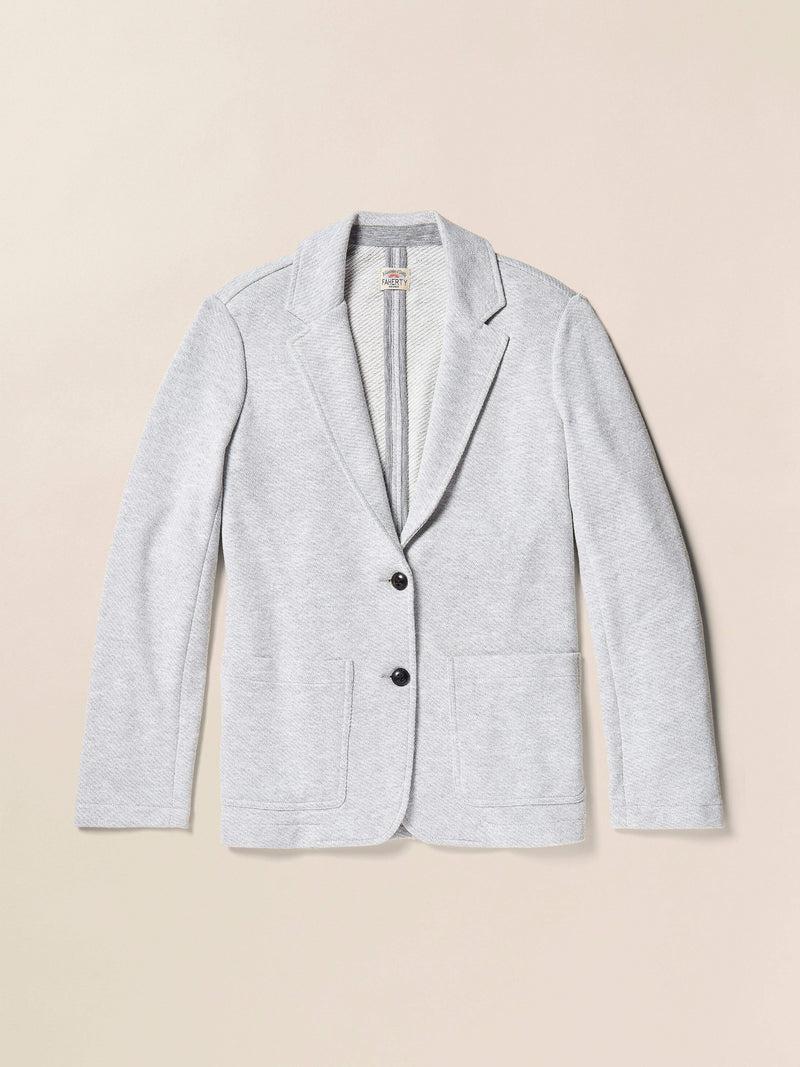 Inlet Knit Blazer - Heather Grey Product Image