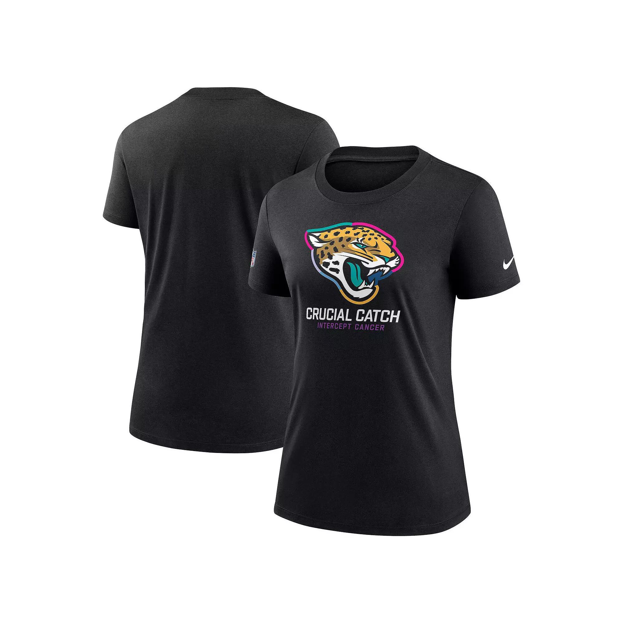 Women's Nike Black Jacksonville Jaguars 2024 NFL Crucial Catch Tri-Blend T-Shirt,  Product Image
