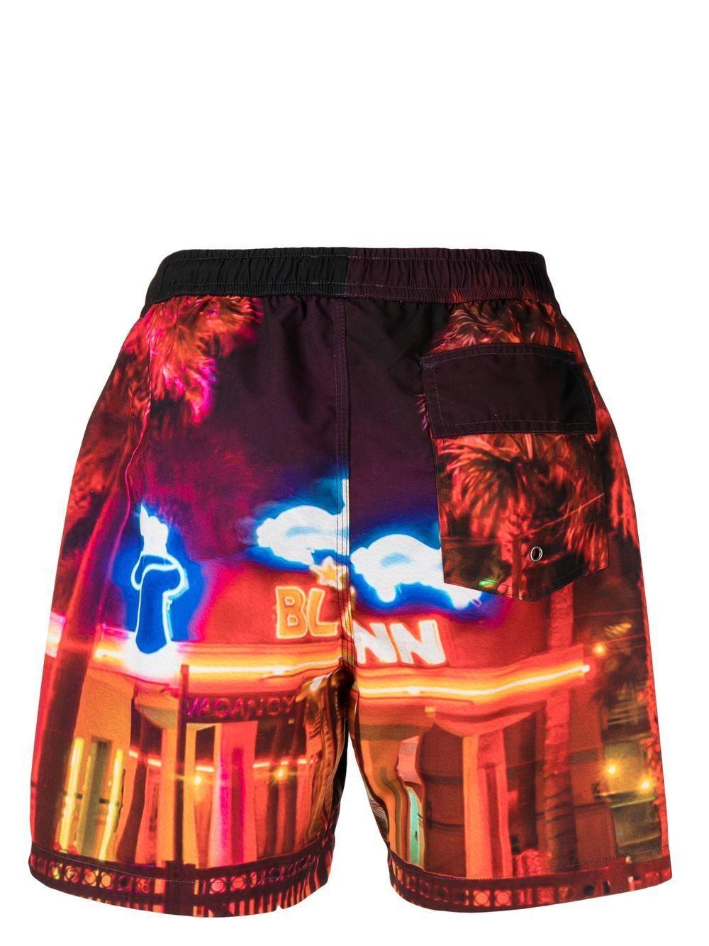 graphic-print deck shorts Product Image