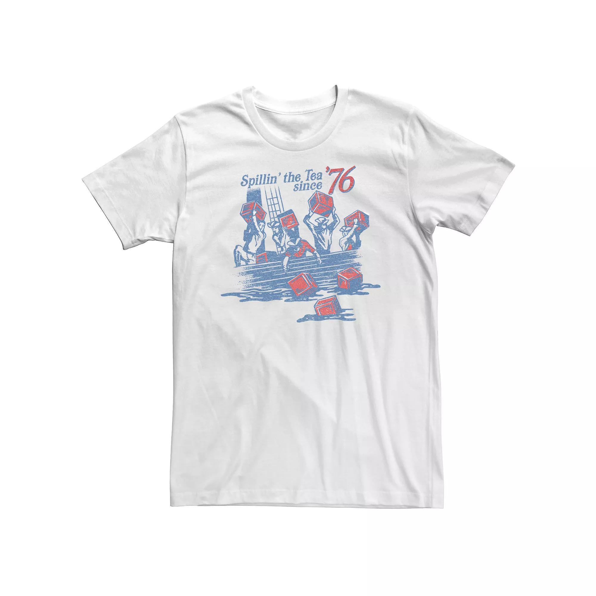 Big & Tall Fifth Sun "Spillin' The Tea Since '76" Tee, Men's,  Product Image