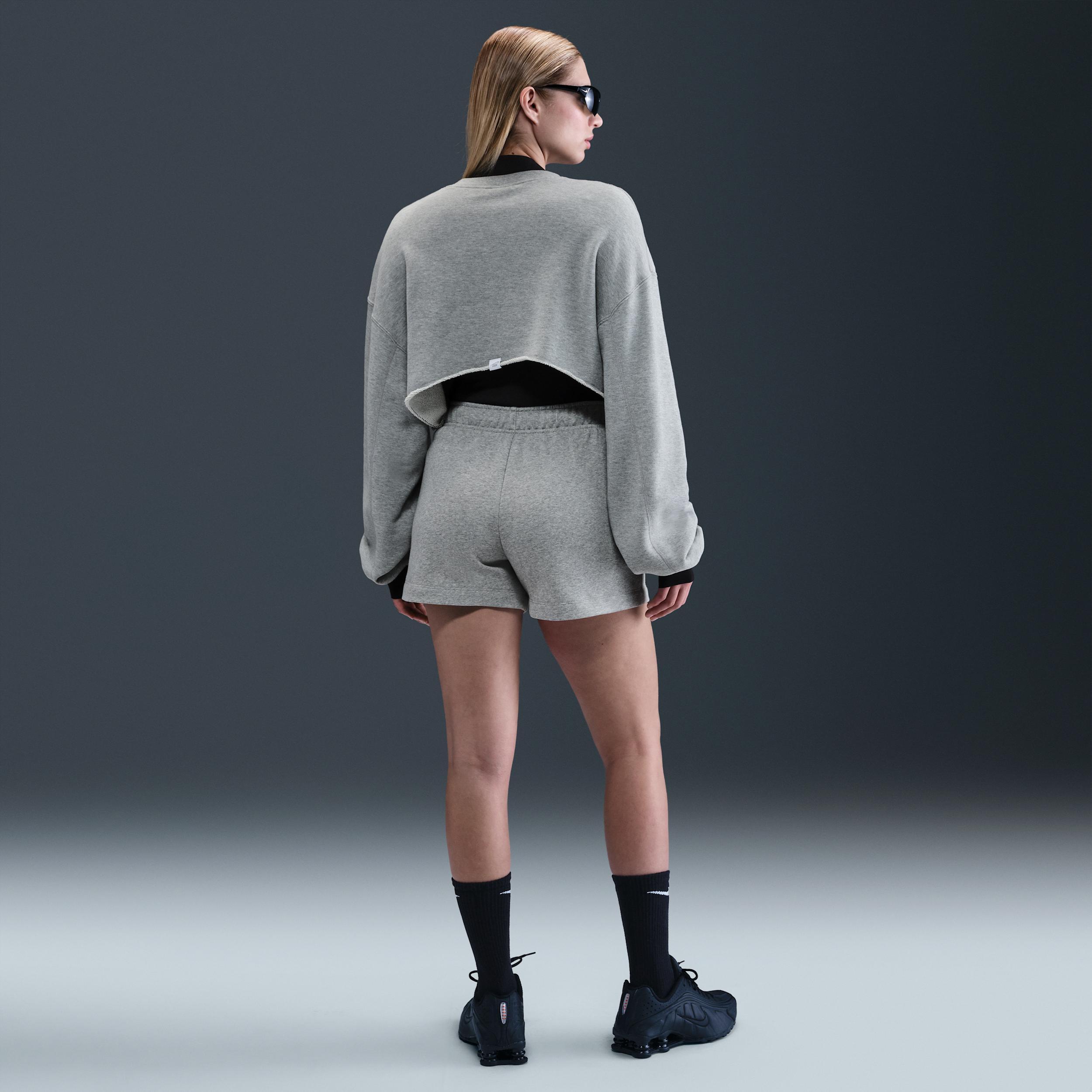 Womens Nike Sportswear Club Fleece Mid-Rise Shorts | DQ5802-063 Product Image