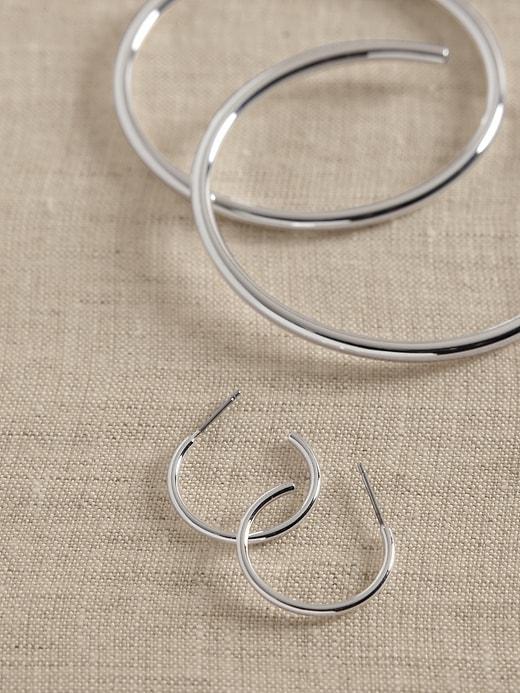 Basic Hoop Earrings (2 Pack) Product Image