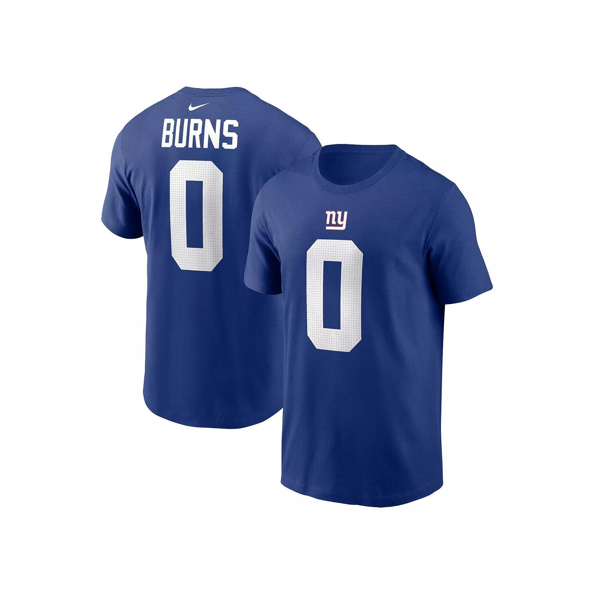 Men's Nike Brian Burns Royal New York Giants Player Name & Number T-Shirt,  Product Image