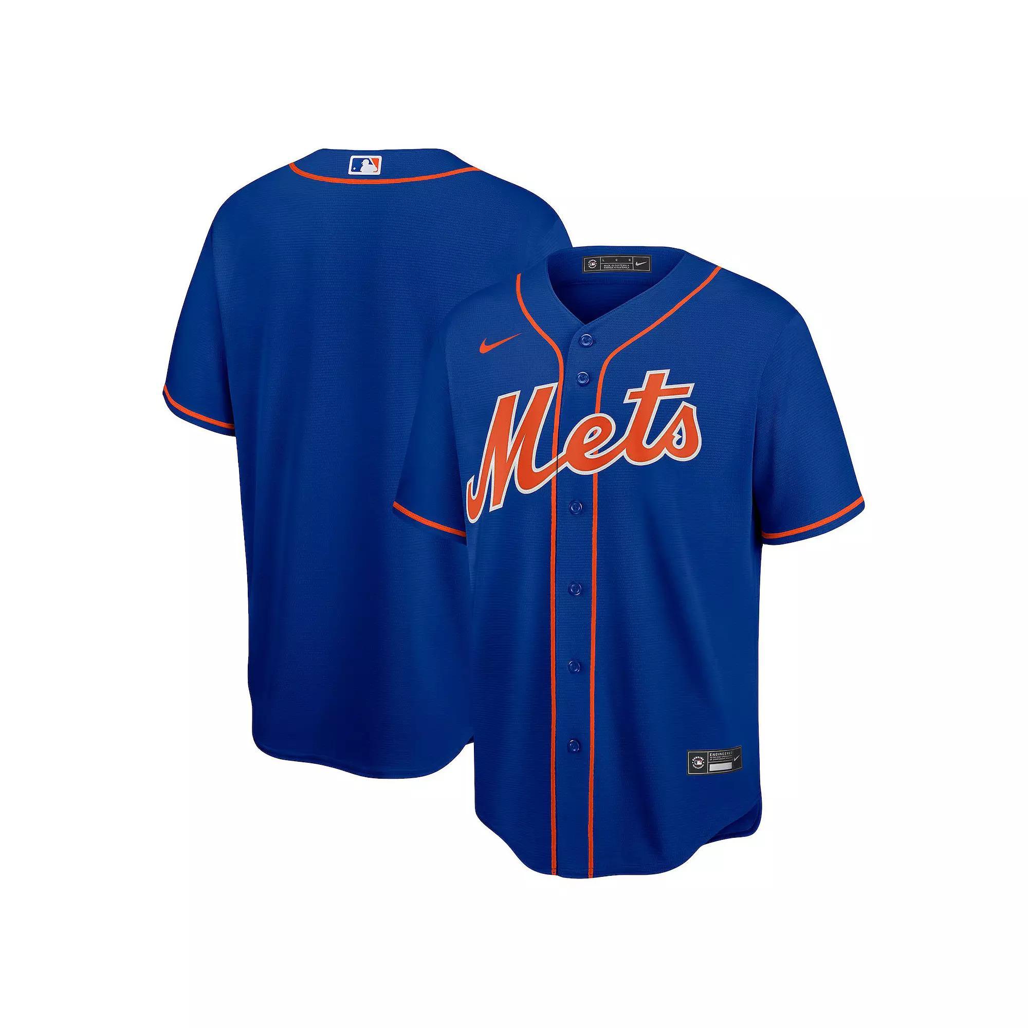 Men's Nike Royal New York Mets Big & Tall Alternate Replica Team Jersey,  Product Image