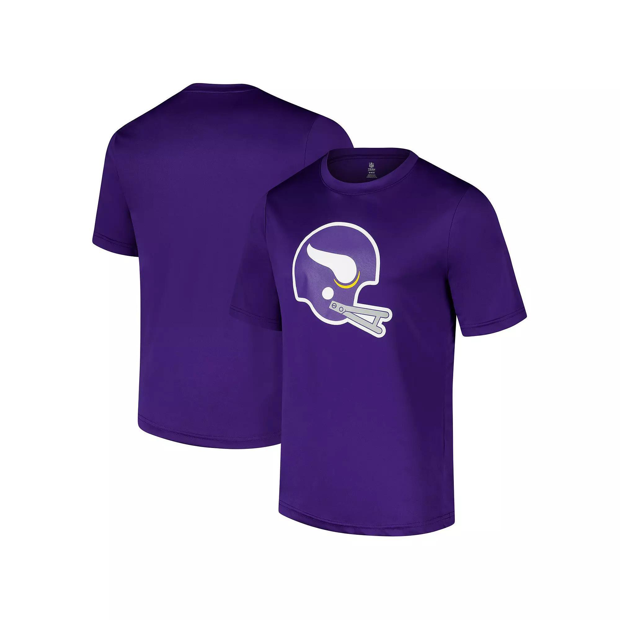 Men's Purple Minnesota Vikings Stadium Retro T-Shirt, Size: Small Product Image