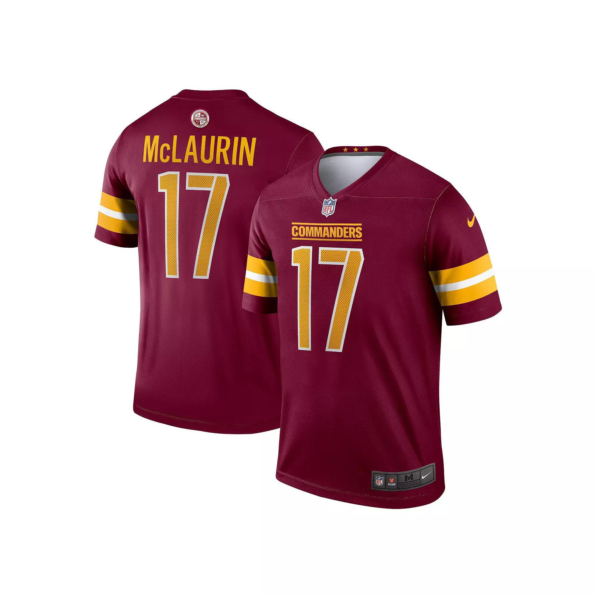 Men's Nike Terry McLaurin Burgundy Washington Commanders Legend Player Performance Top,  Product Image