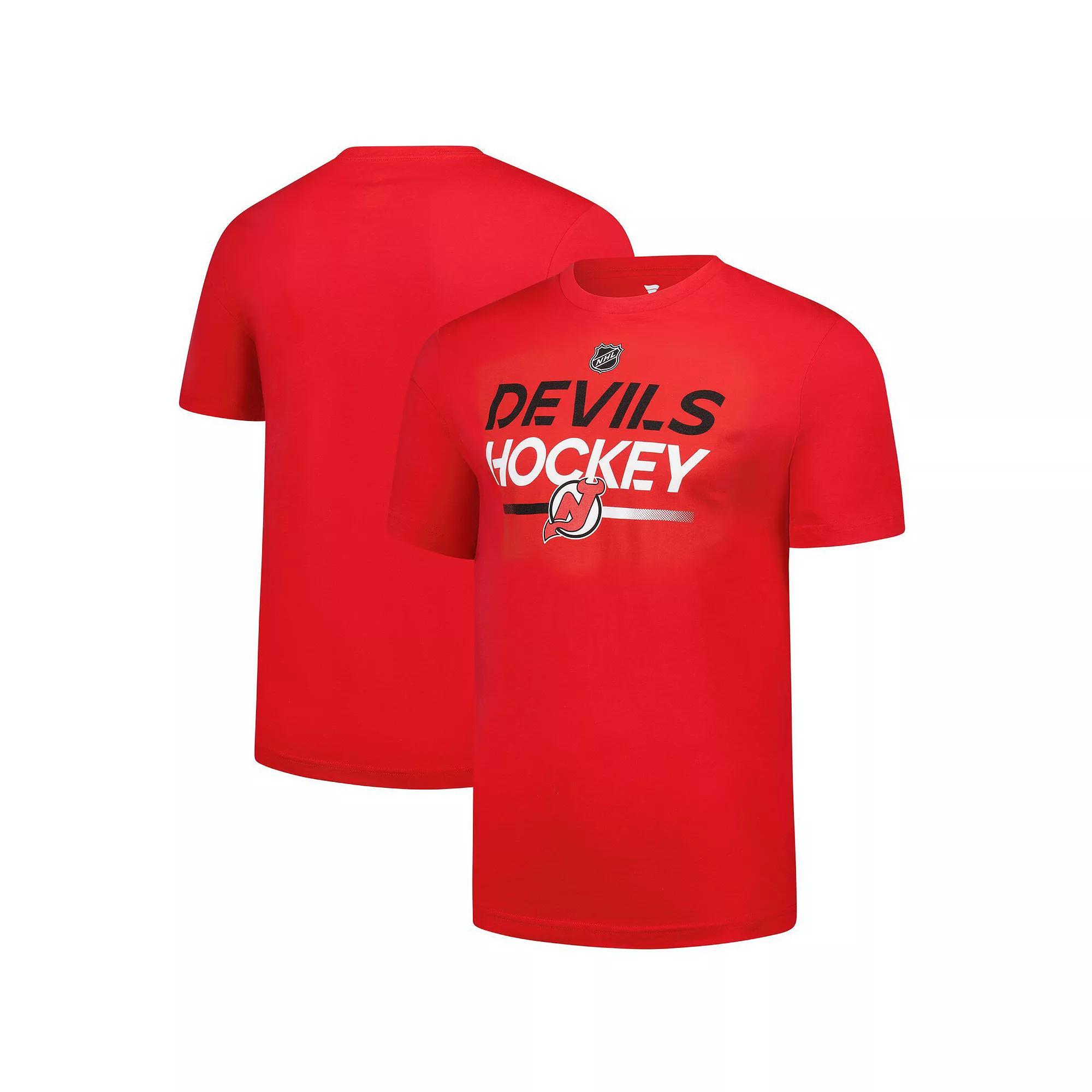 Men's Fanatics  Red New Jersey Devils Primary T-Shirt, Size: XL, Nhl Red Product Image
