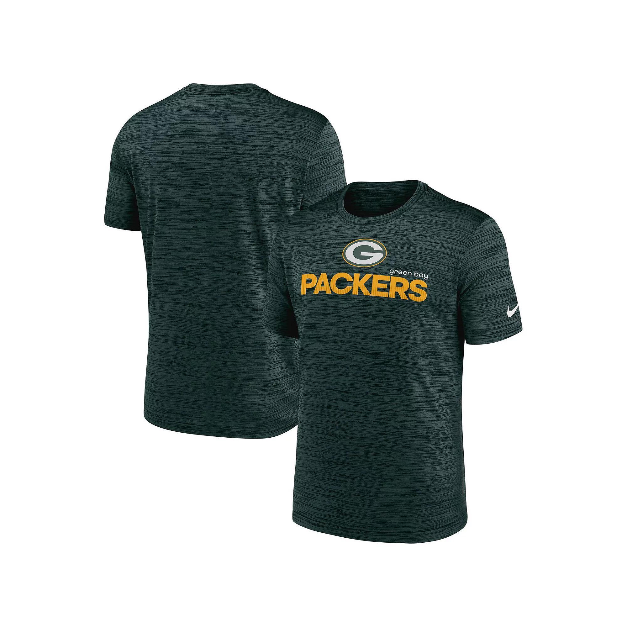 Men's Nike Green Green Bay Packers Blitz Velocity Modern Performance T-Shirt,  Product Image