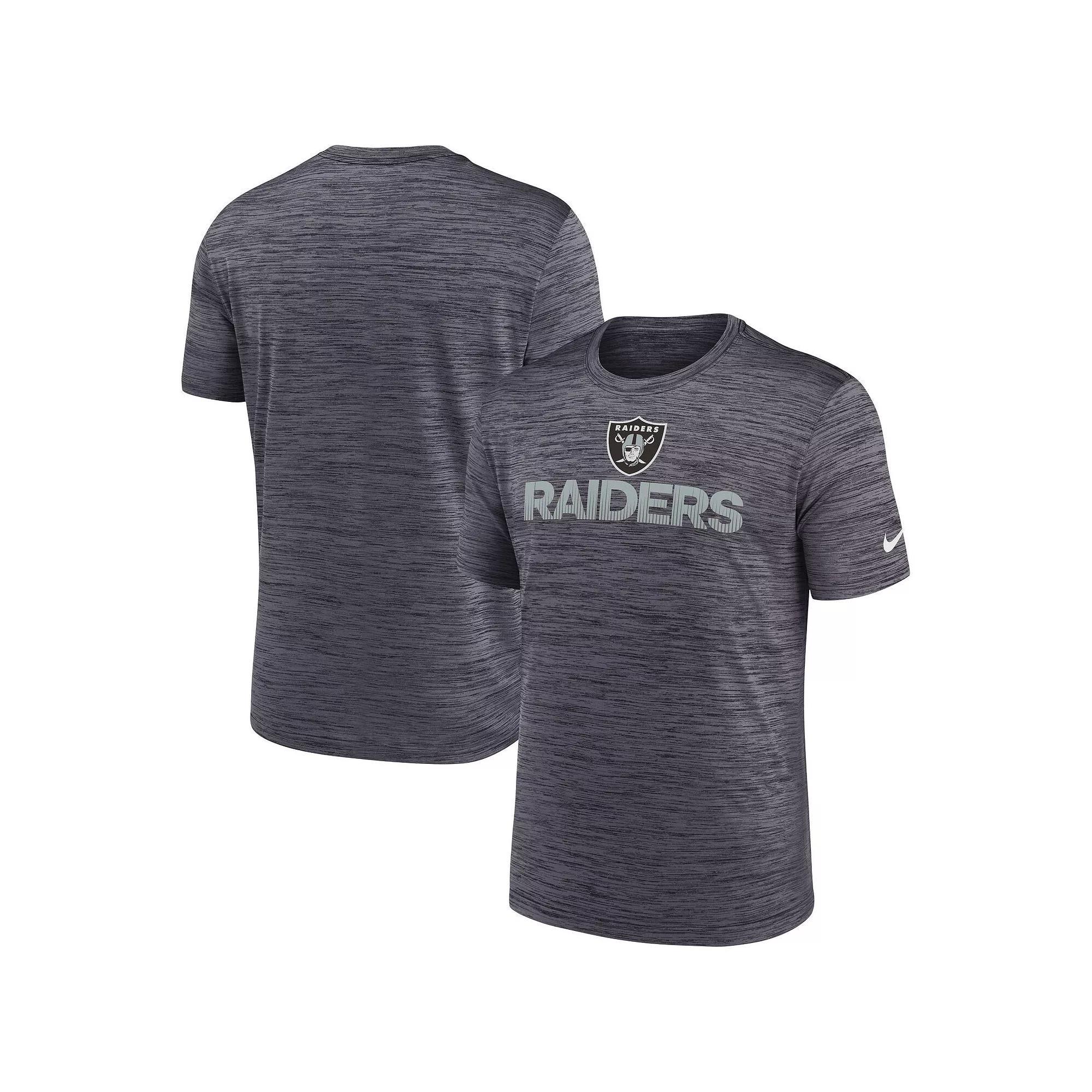 Men's Nike Black Las Vegas Raiders Blitz Velocity Modern Performance T-Shirt,  Product Image