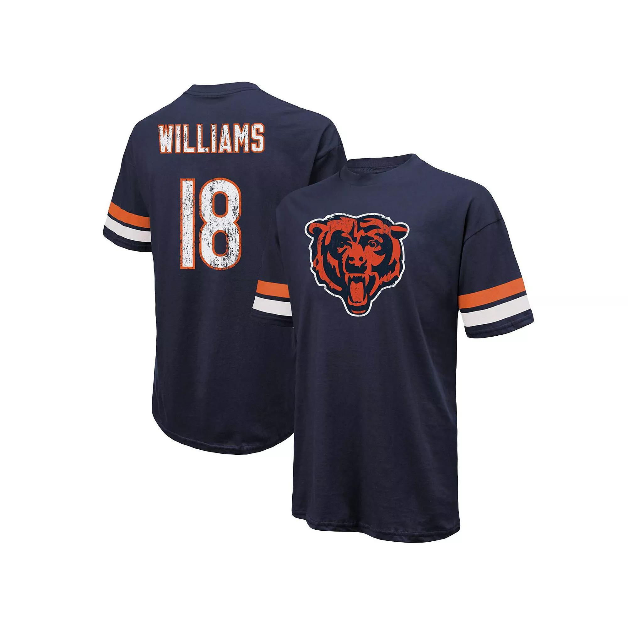 Men's Majestic Threads Caleb Williams Navy Chicago Bears Name & Number Over Product Image