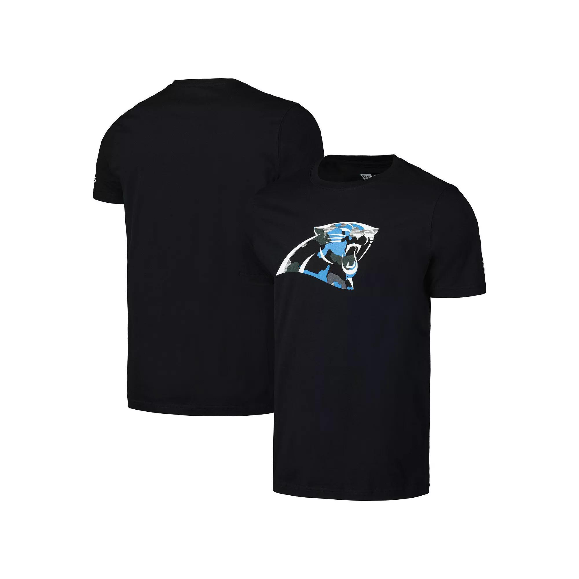 Men's New Era Black Carolina Panthers Camo Logo T-Shirt,  Product Image