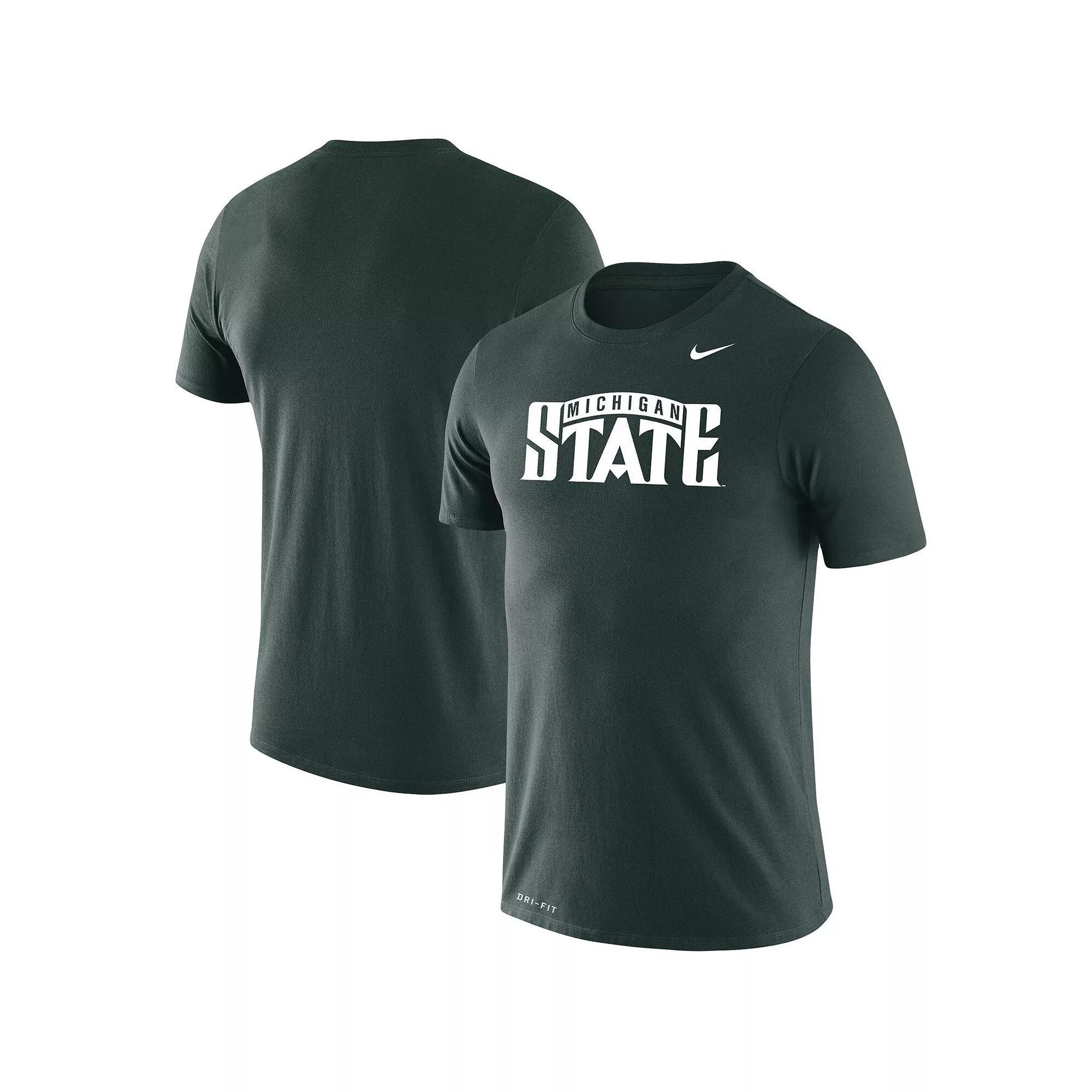 Men's Nike Green Michigan State Spartans School Logo Legend Performance T-Shirt, Size: 2XL Product Image