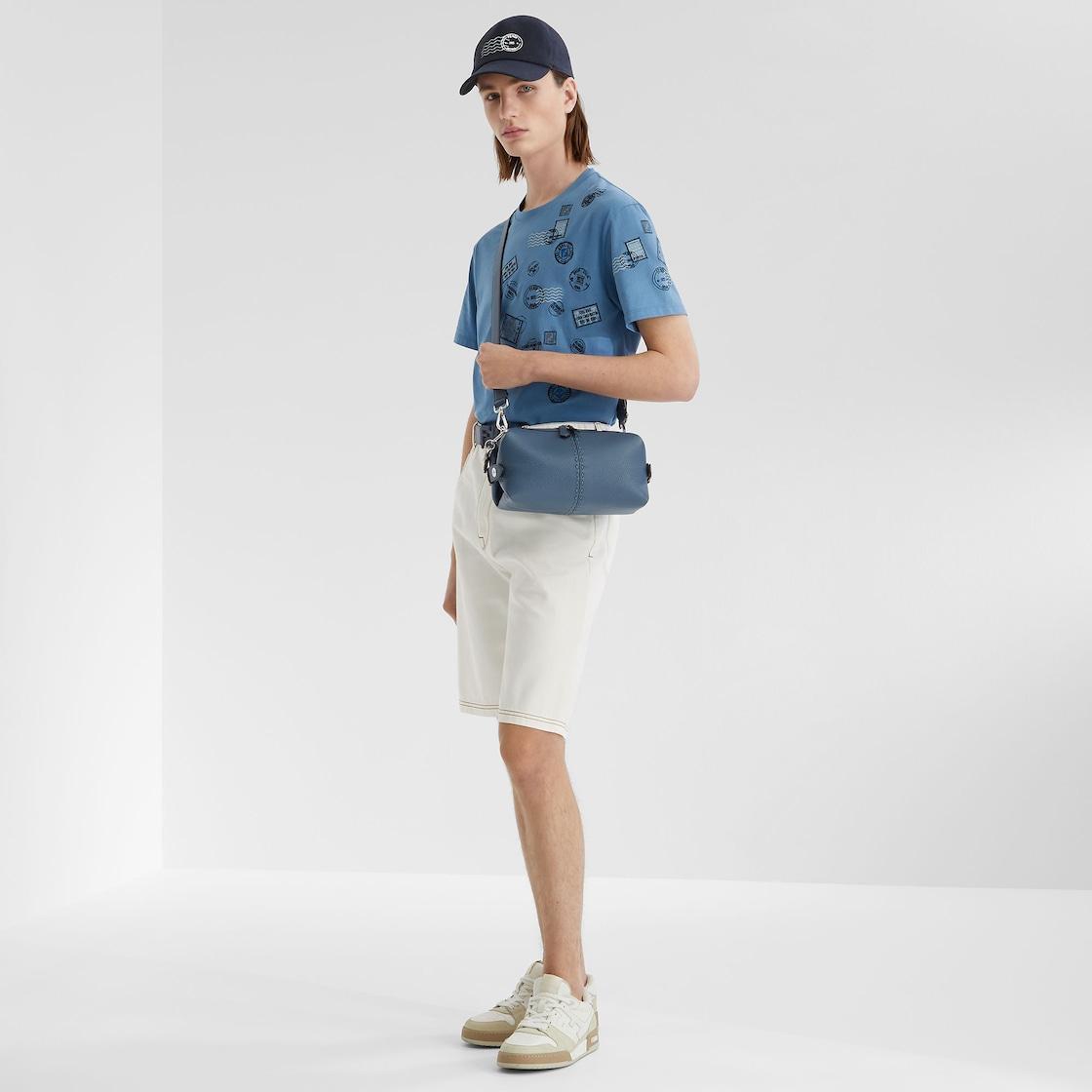 T-ShirtLight blue cotton T-shirt Product Image