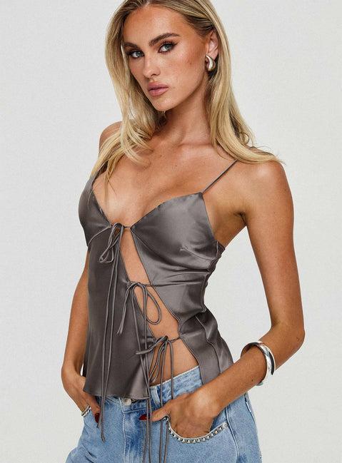 Mariah Top Grey Product Image
