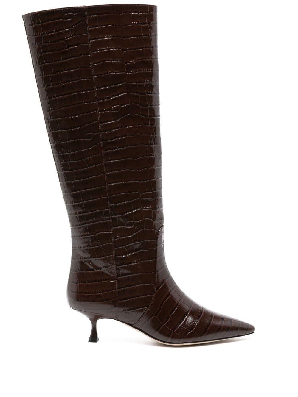 50mm Naomi Boots In Brown Product Image